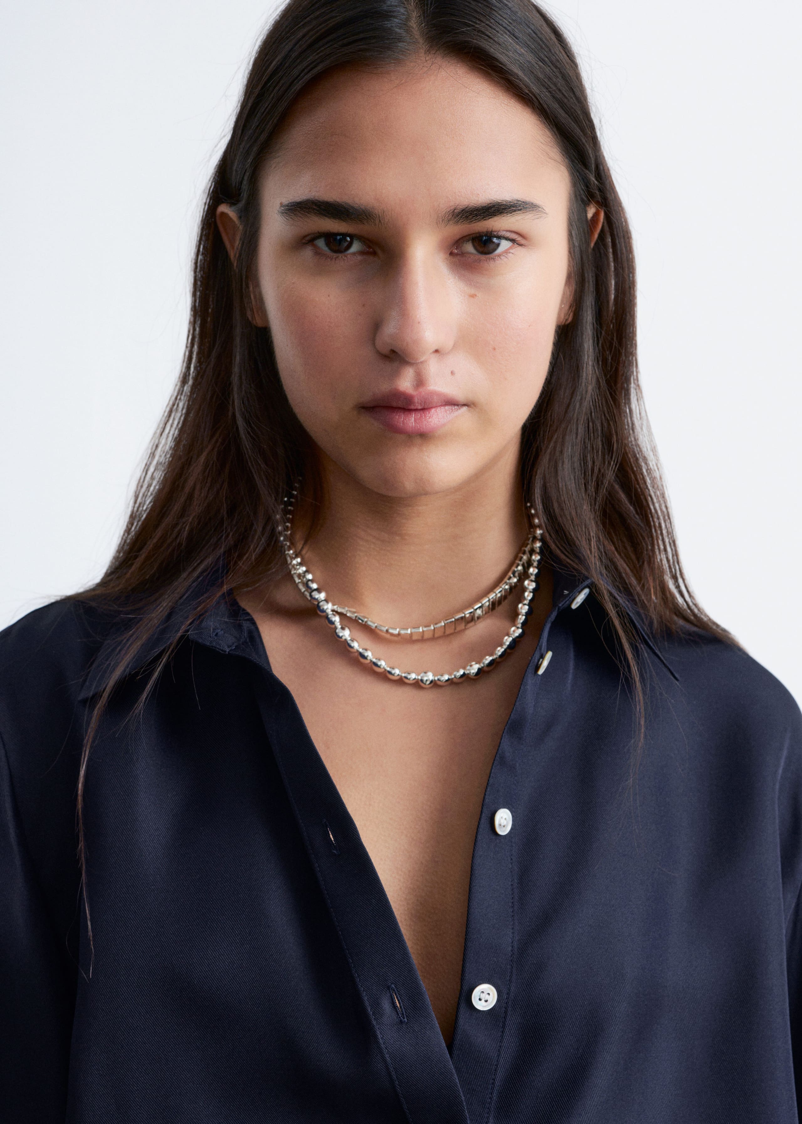 Image of Relaxed Silk Shirt