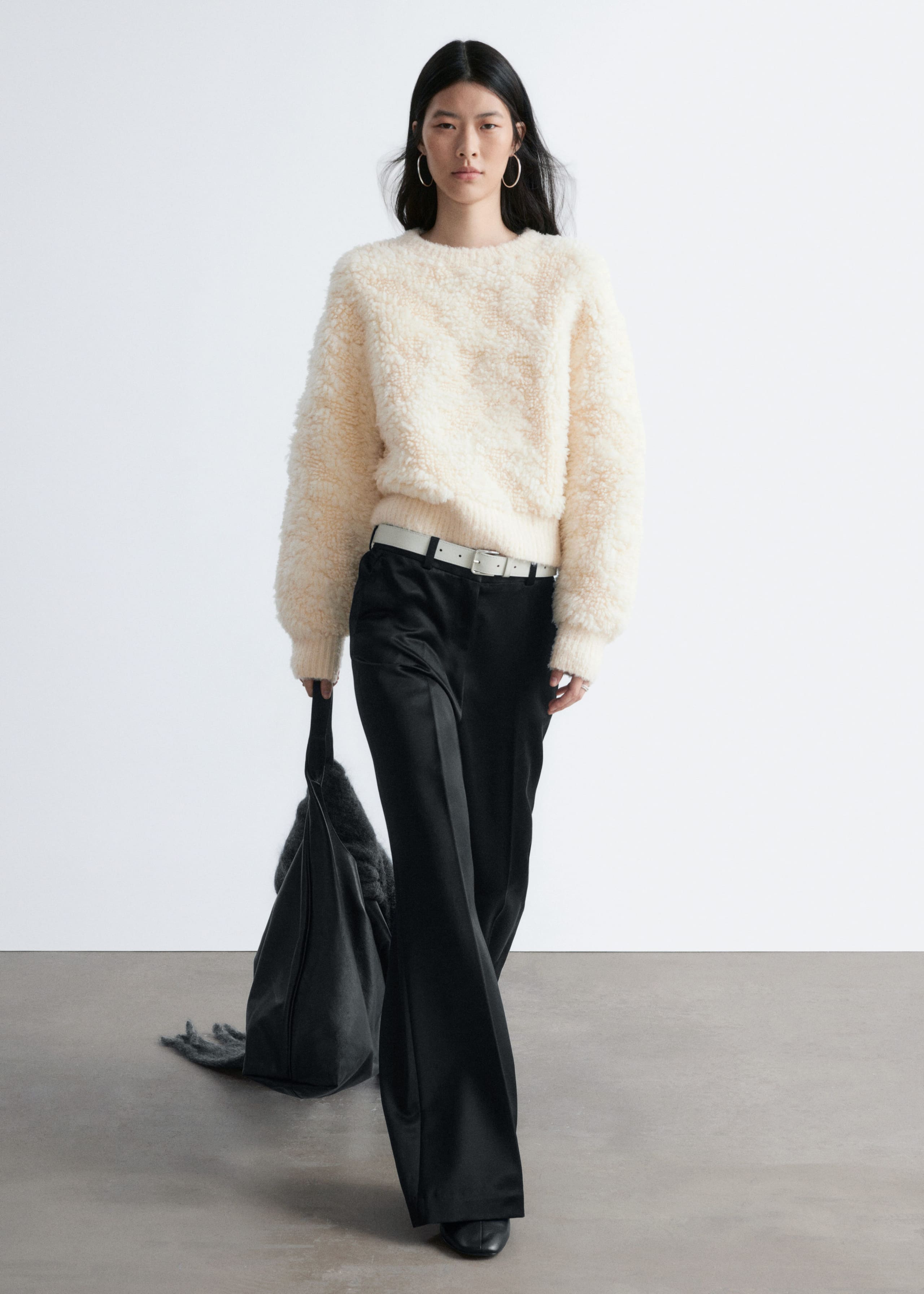 Image of Pile-Knit Wool Jumper