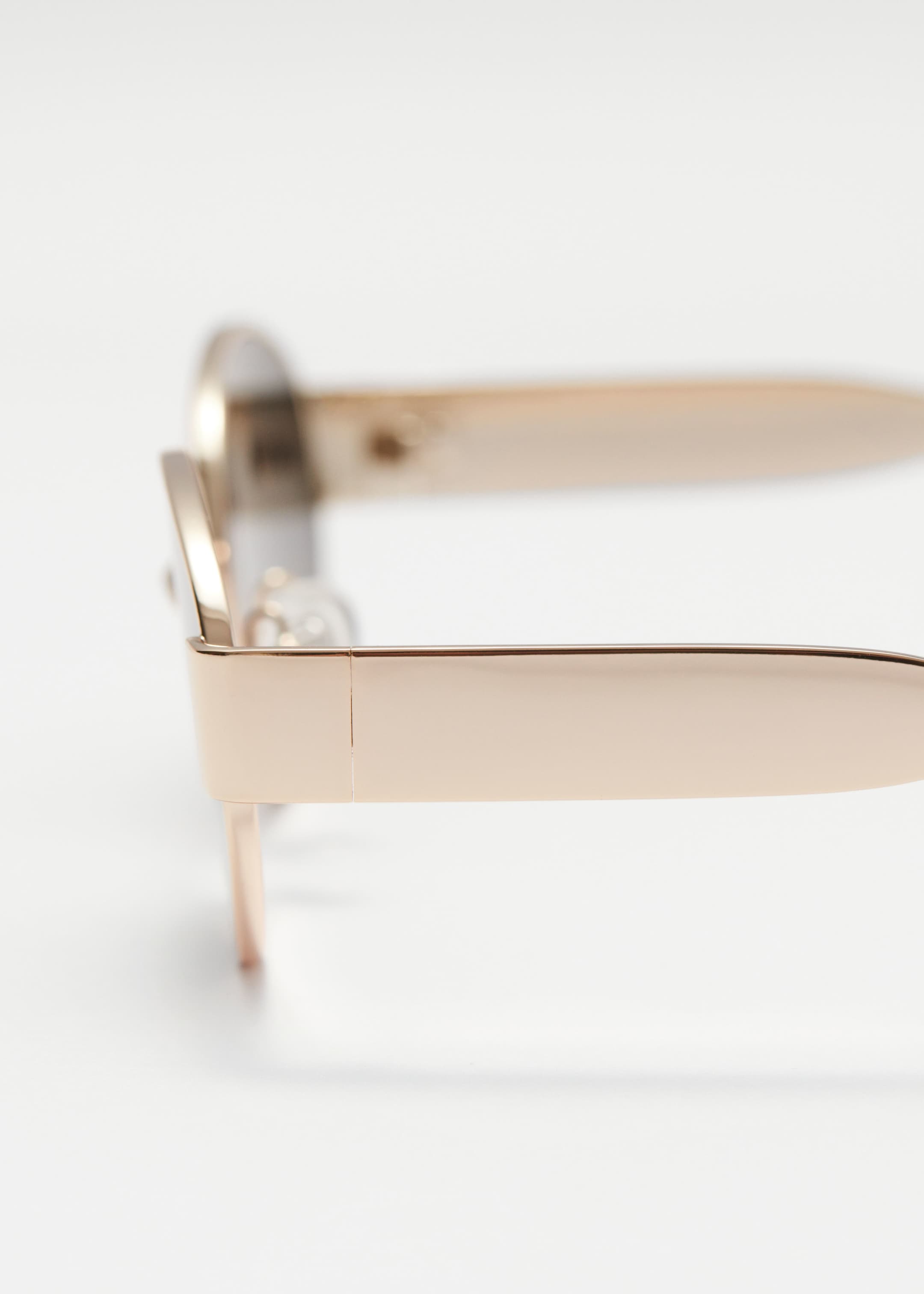 Visualizza immagine più grande: Occhiali da sole ovali con montatura in metallo - Oro - DONNA | H&M IT 8