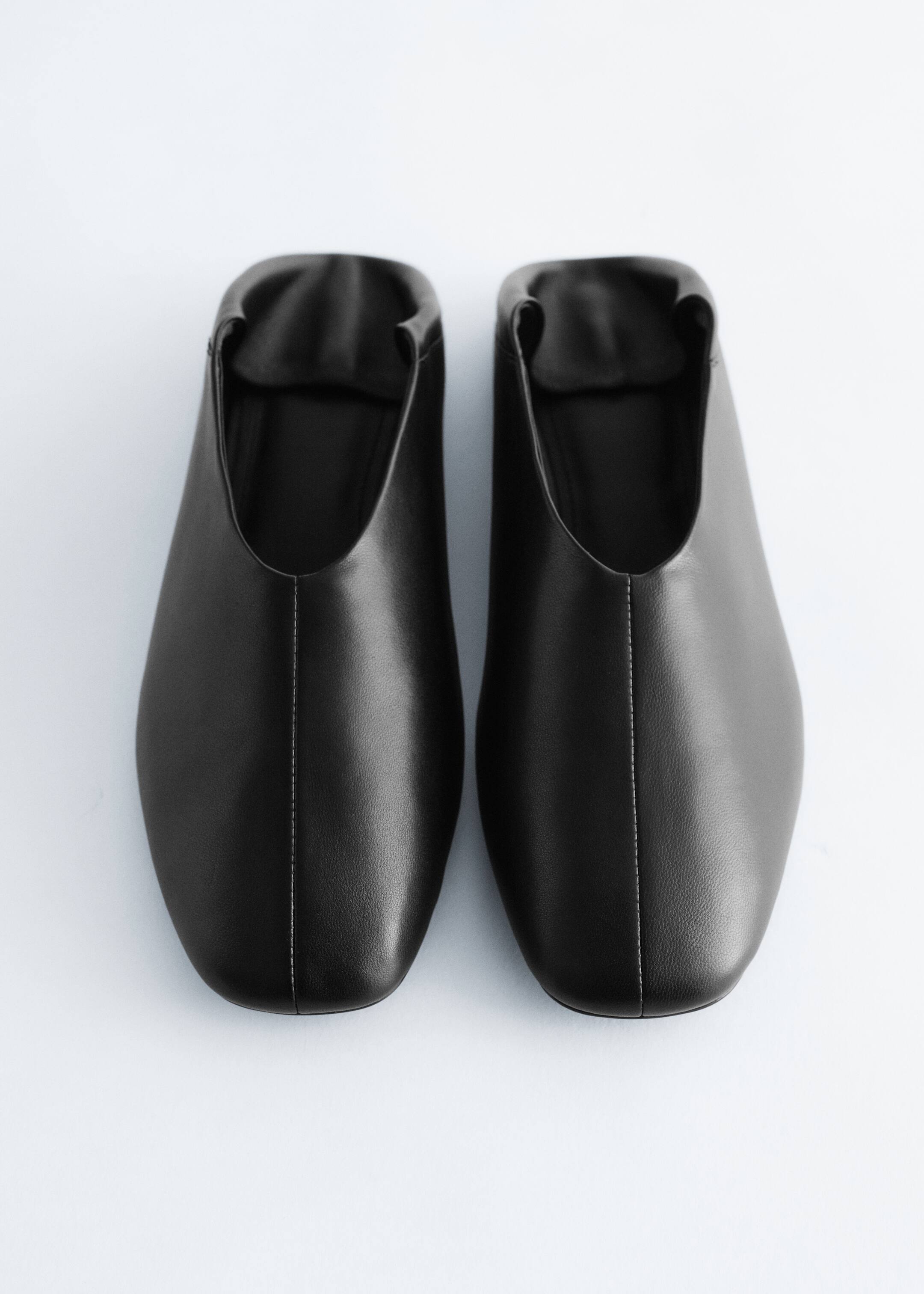 Grotere afbeelding bekijken: Leren ballerina's - Zwart - DAMES | H&M NL 4