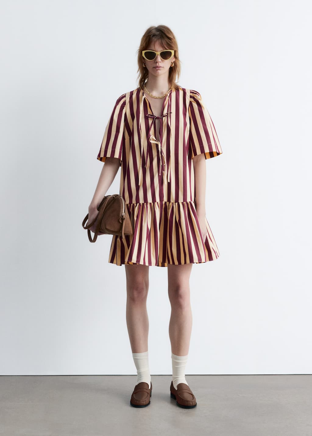 Image of Minivestido peplum