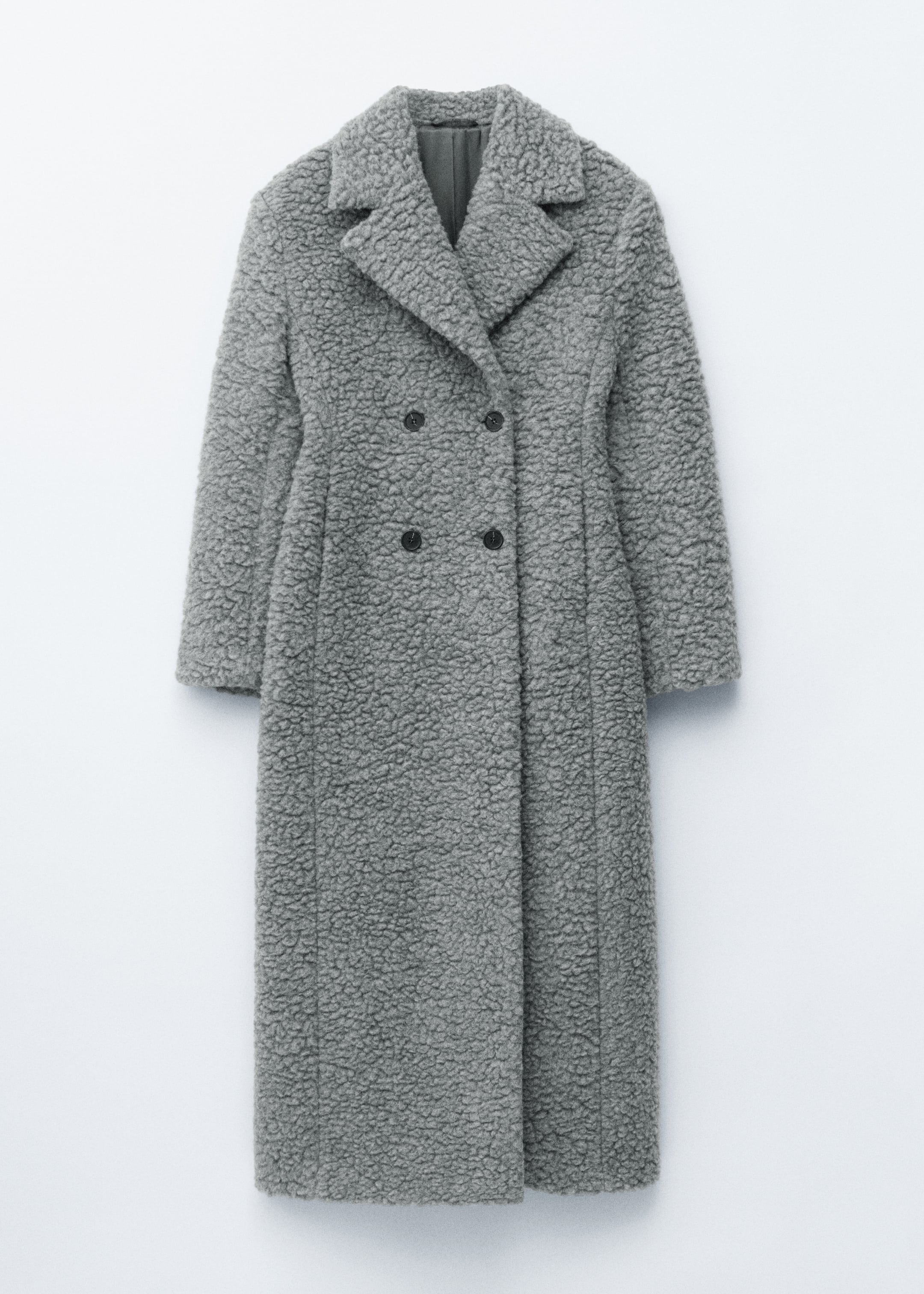 Visualizza immagine più grande: Maxi cappotto in shearling di lana - Grigio - DONNA | H&M IT 6