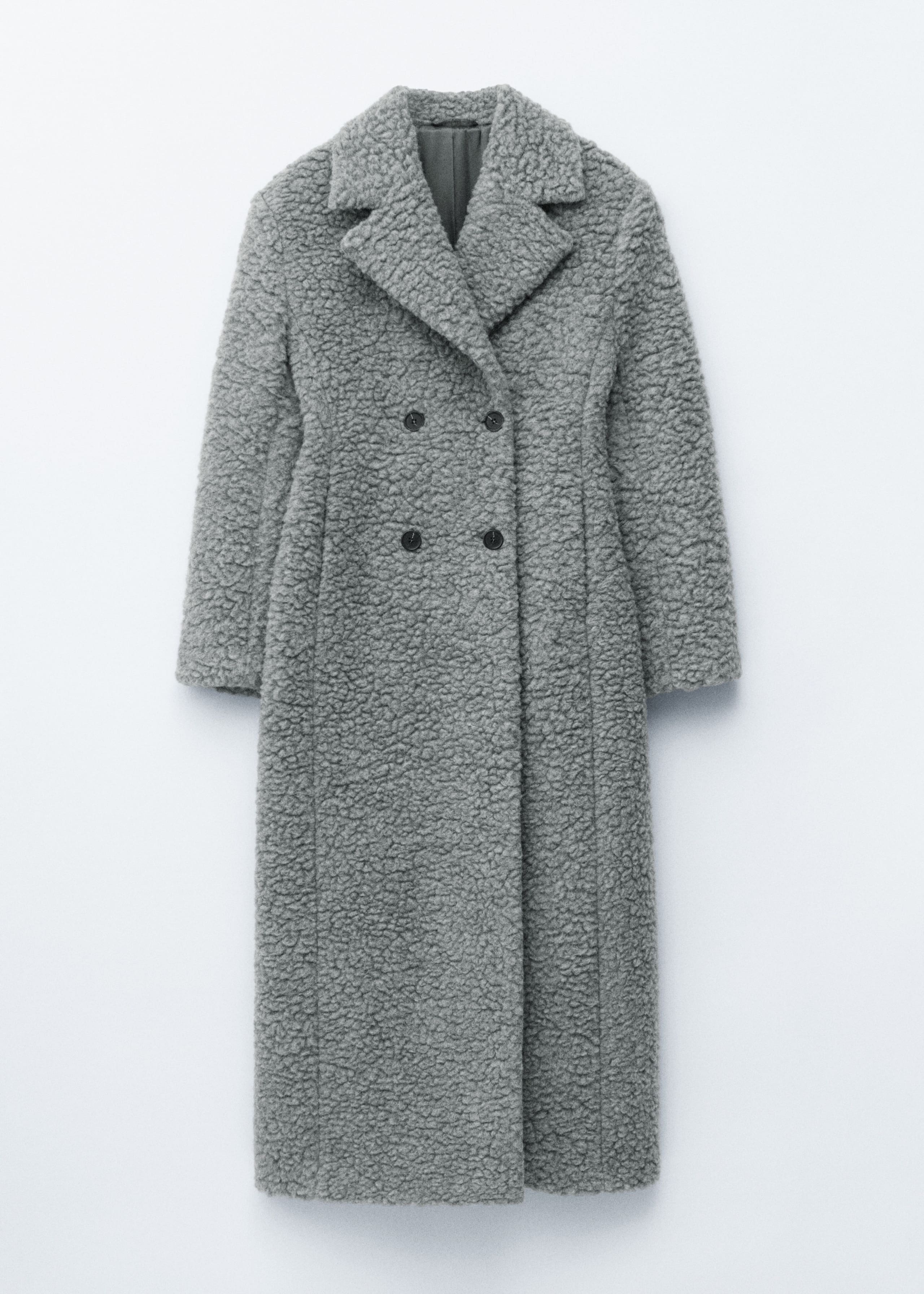 Image of Wool Shearling Maxi Coat
