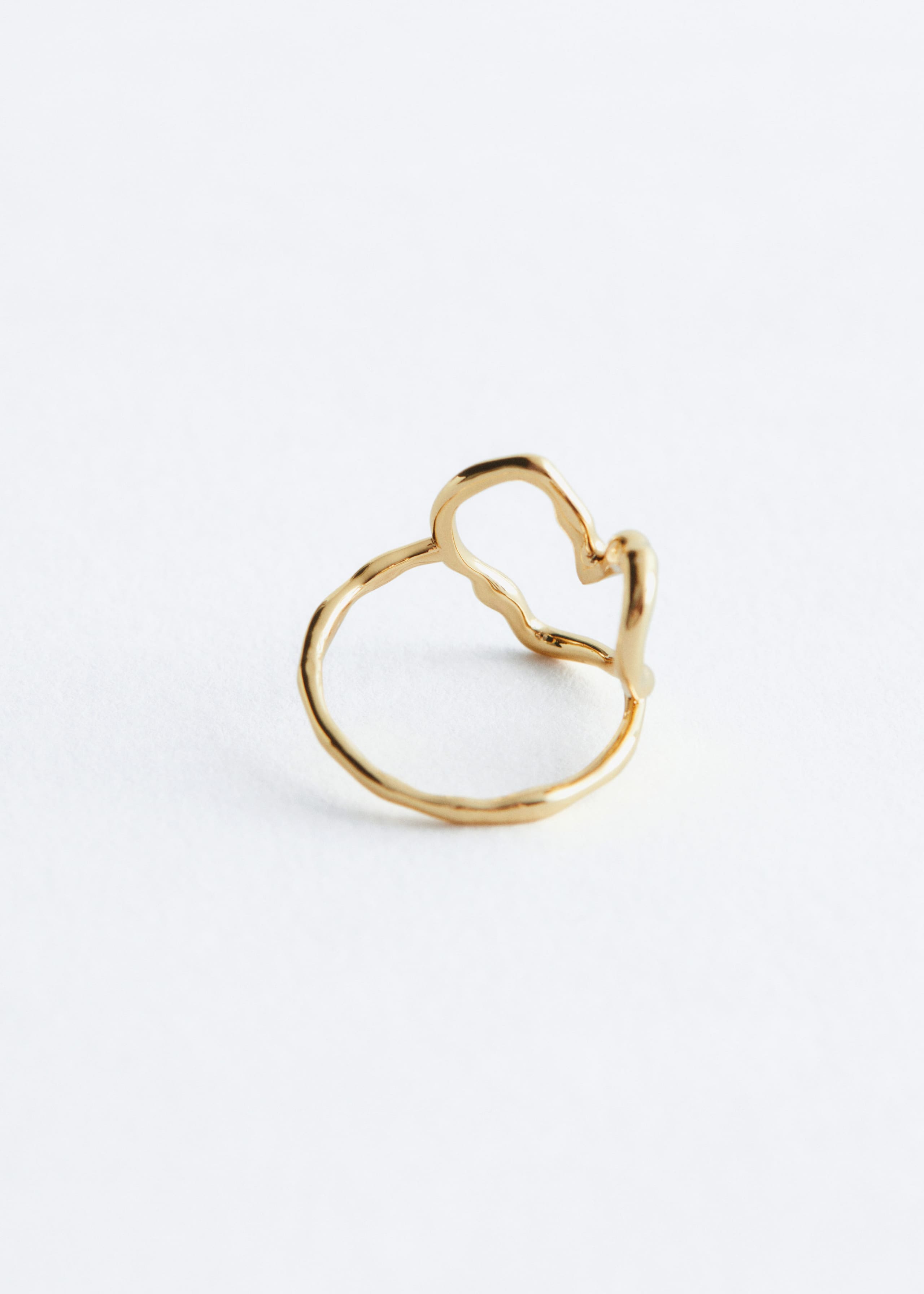 Open Heart Ring - Gold - Still Life