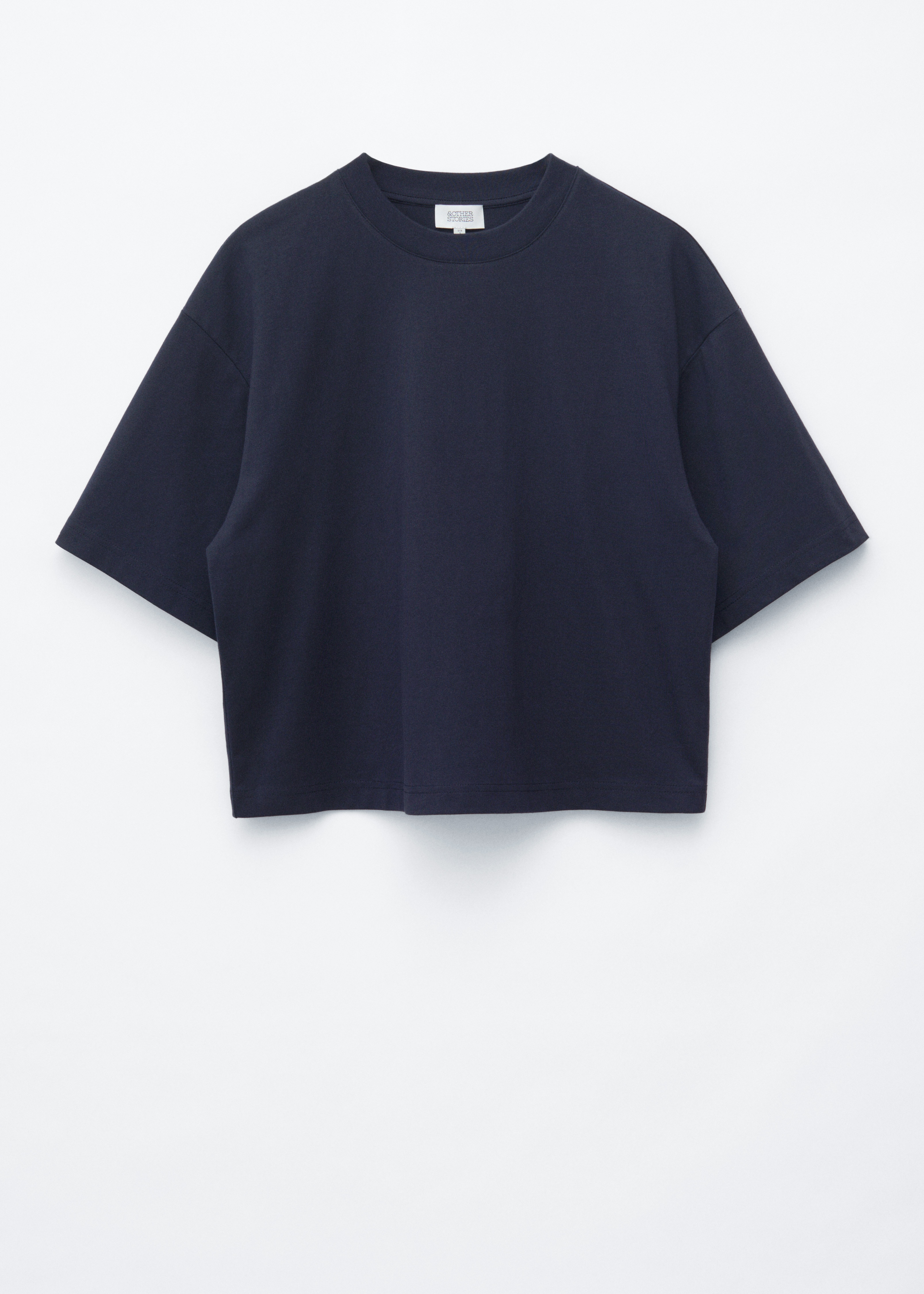 T-shirt en coton - Bleu foncé/Noir/Blanc/Rouge/Blanc/Rouge/Blanc/Rayé/Noir/Jaune/Gris/Marron Clair