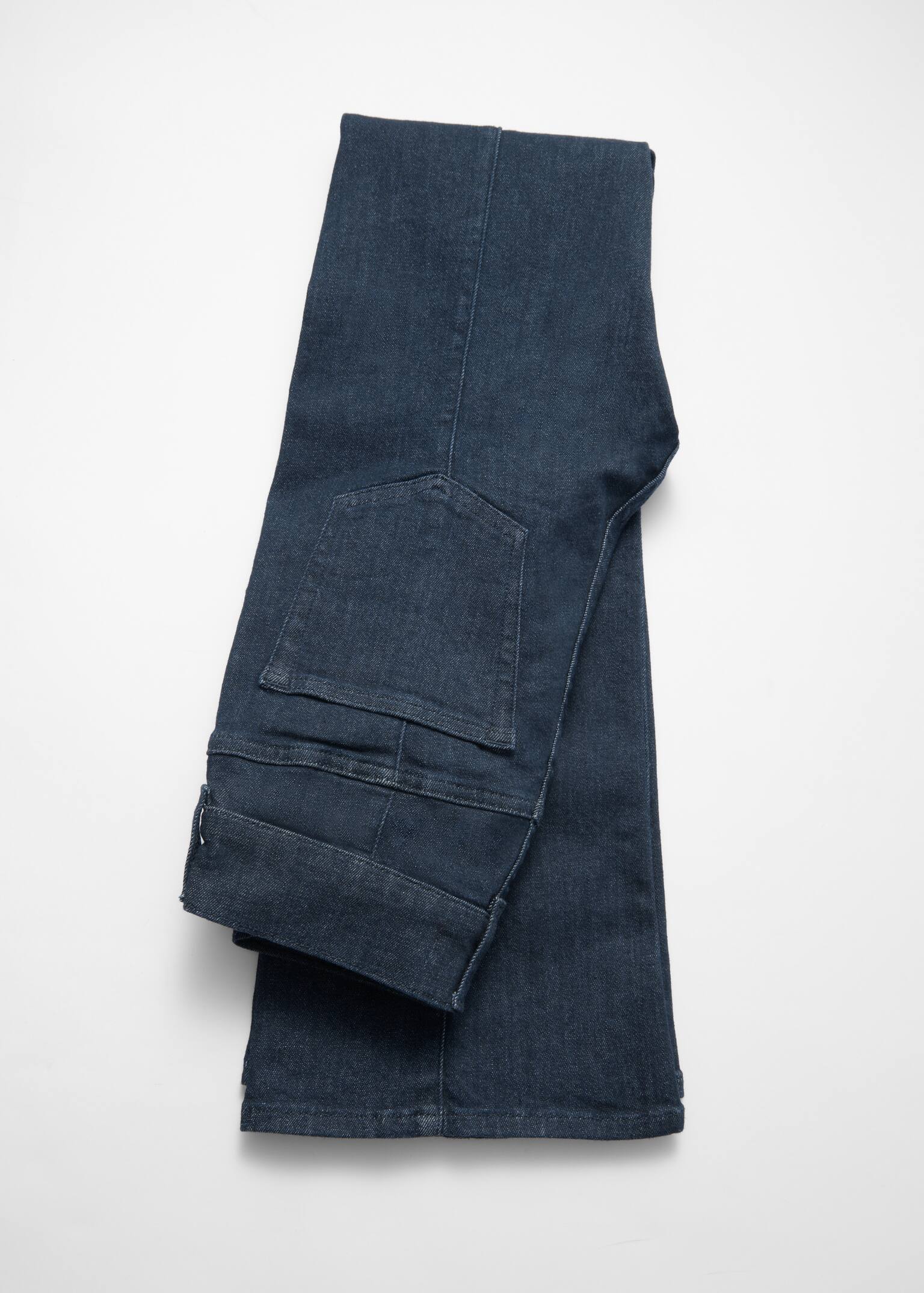 Jean slim évasé - Bleu foncé - 3