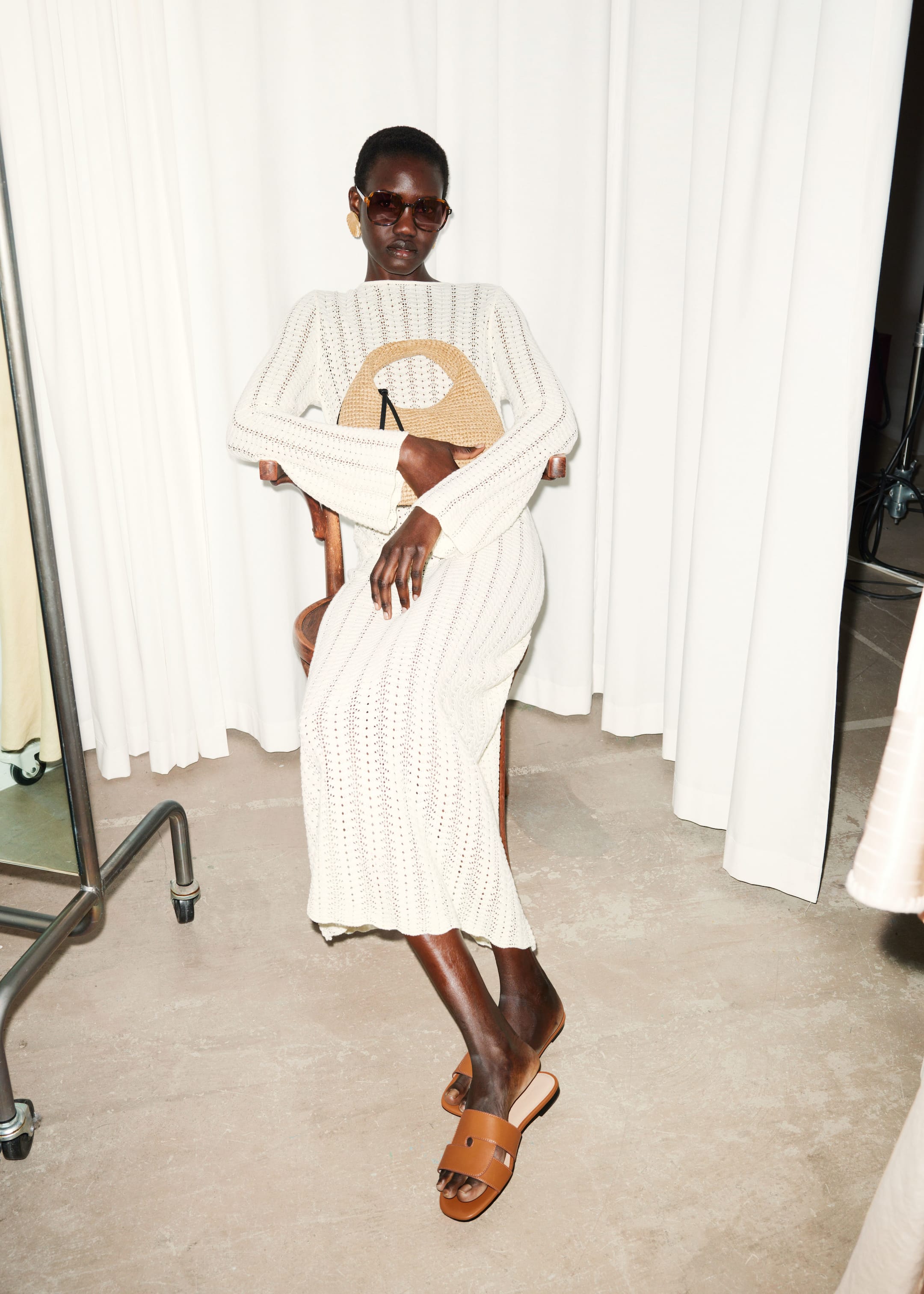 Grösseres Bild ansehen: Pantoletten aus Leder - Cognac - DAMEN | H&M CH 1