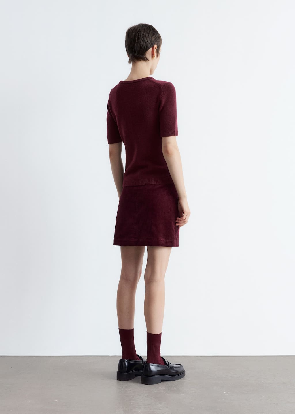 Image of Knitted Cashmere T-shirt