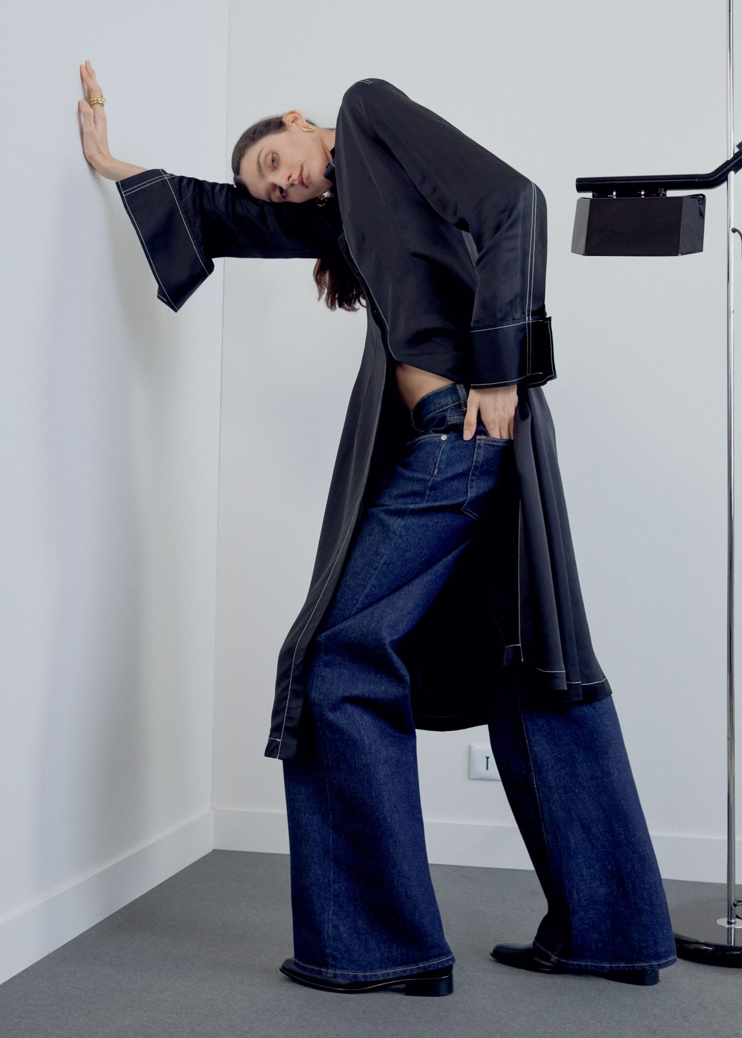 Image of Jeans mit weitem Bein