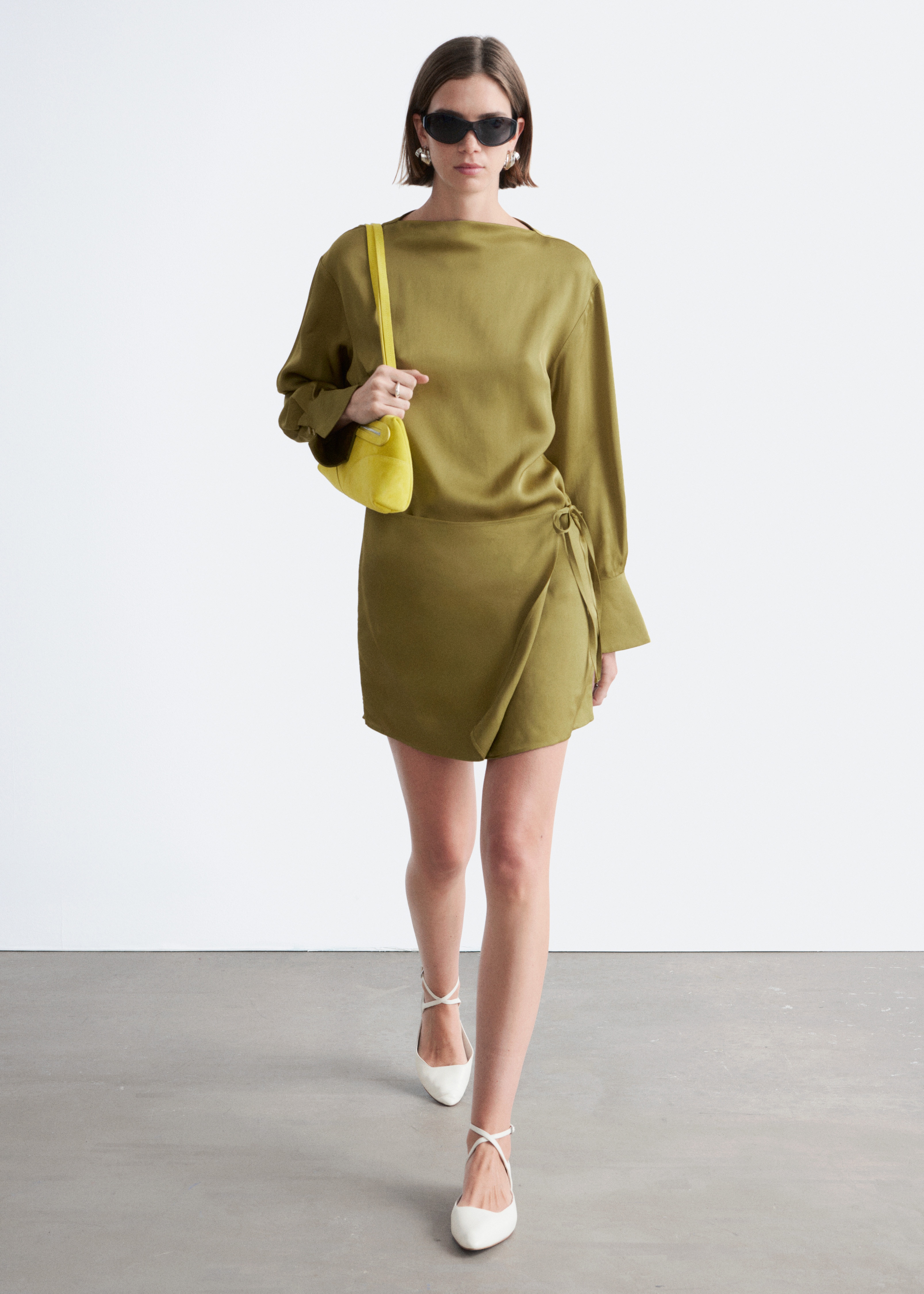 Women's Green Long Sleeve Dresses | H&M GB