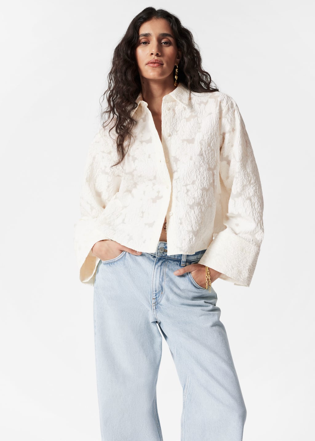 Image of Chemise jacquard