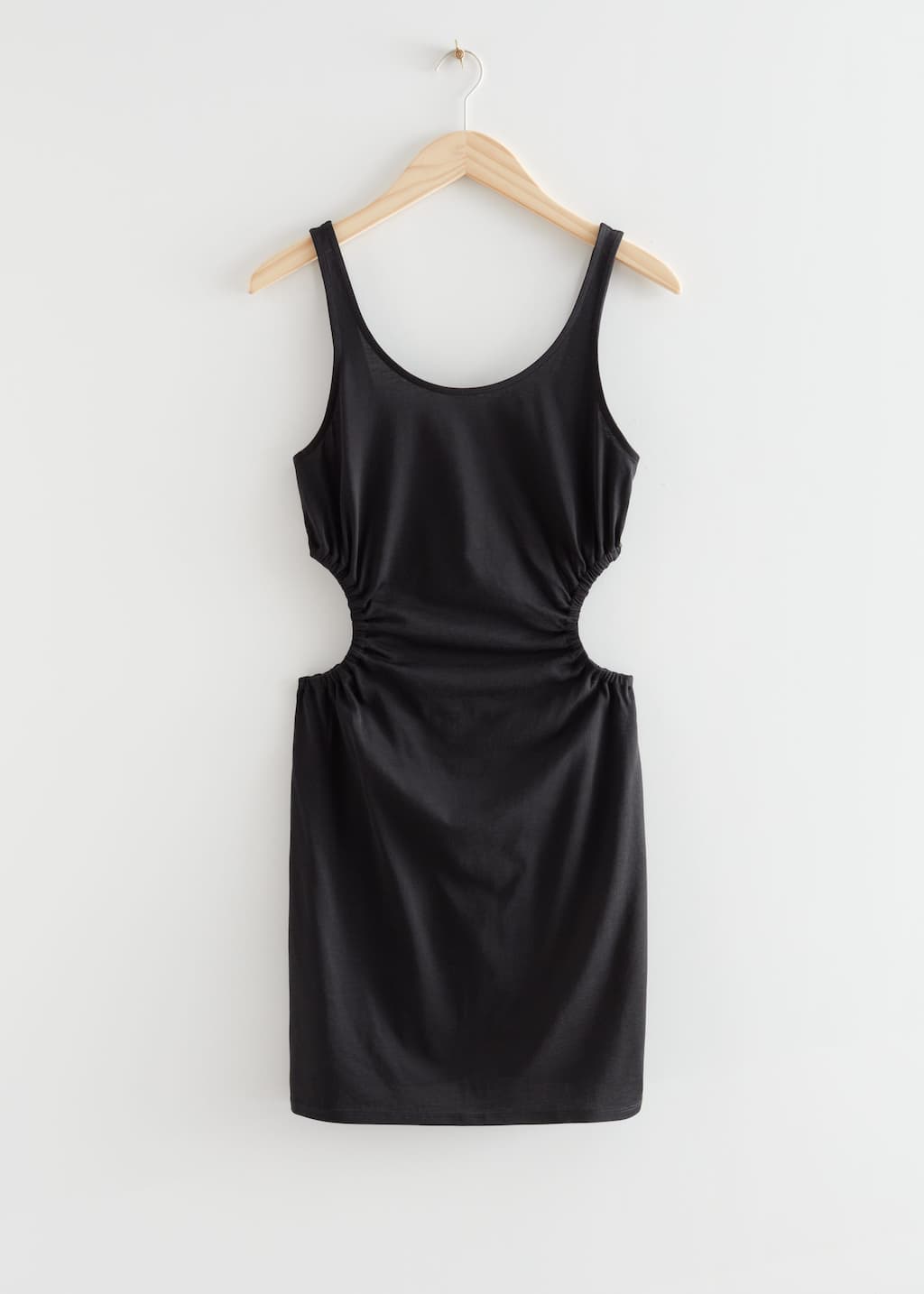 Cut-Out Waist Mini Dress - Black - Still Life