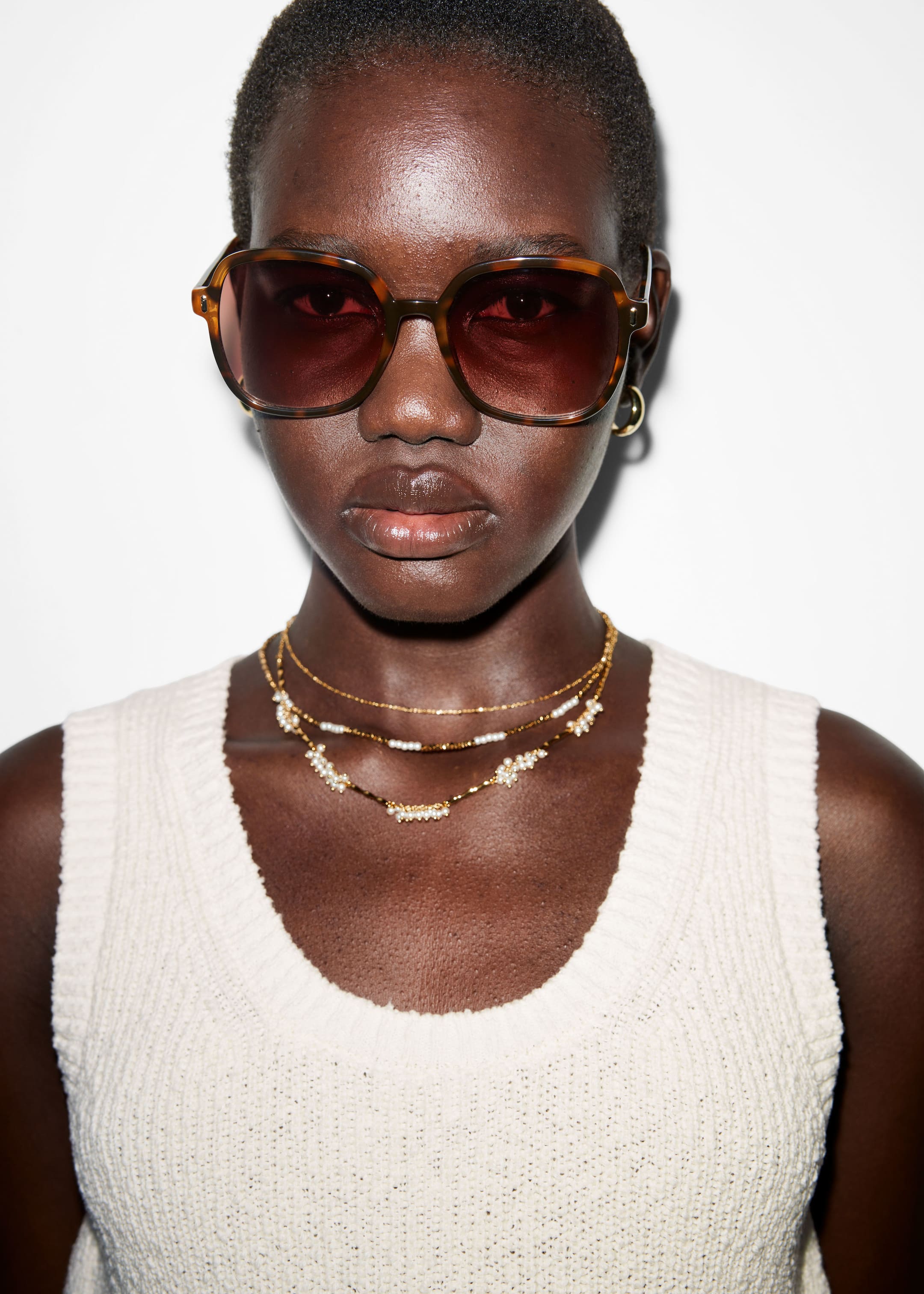 Grotere afbeelding bekijken: Gelaagde kralenketting - Goudkleurig - DAMES | H&M BE 1