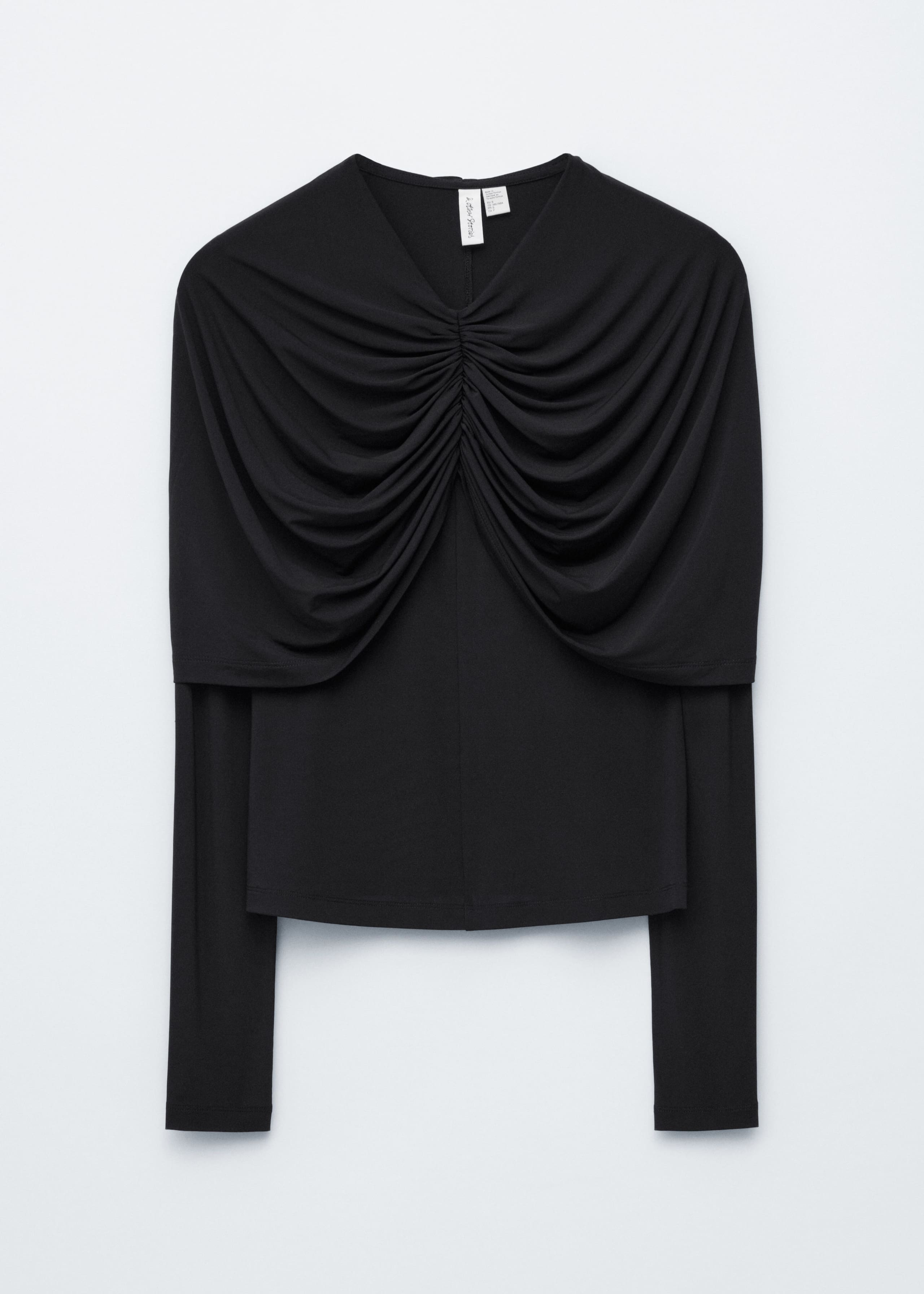 Image of Oberteil mit drapiertem Cape-Detail