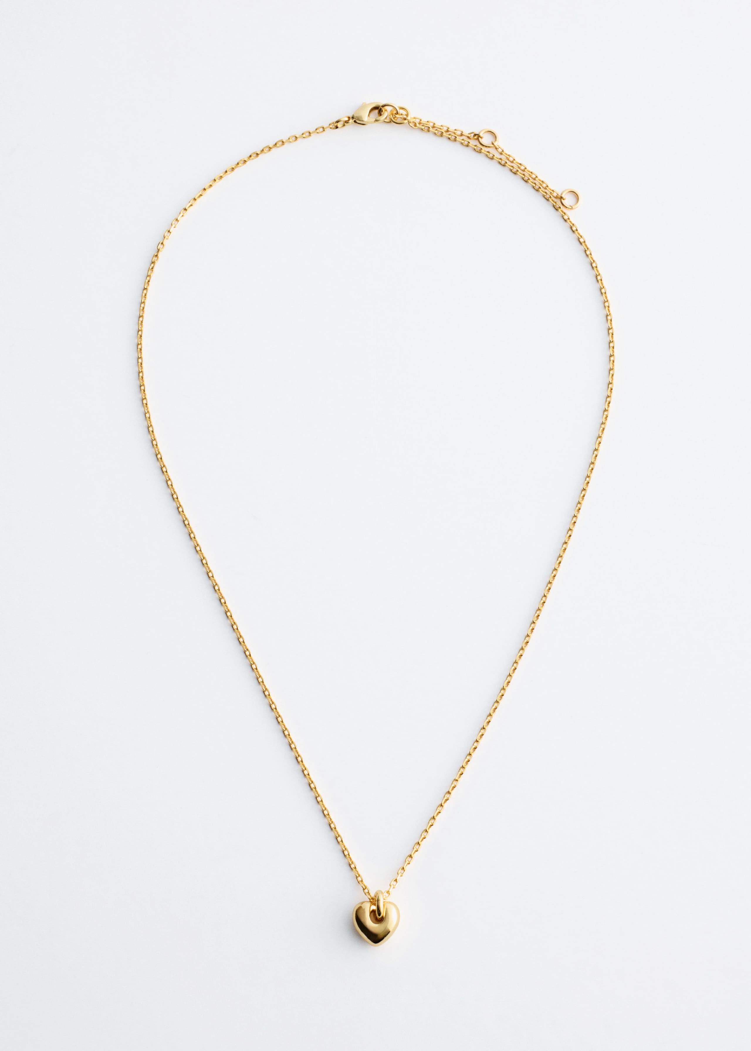 Heart Pendant Necklace - Silver - Still Life