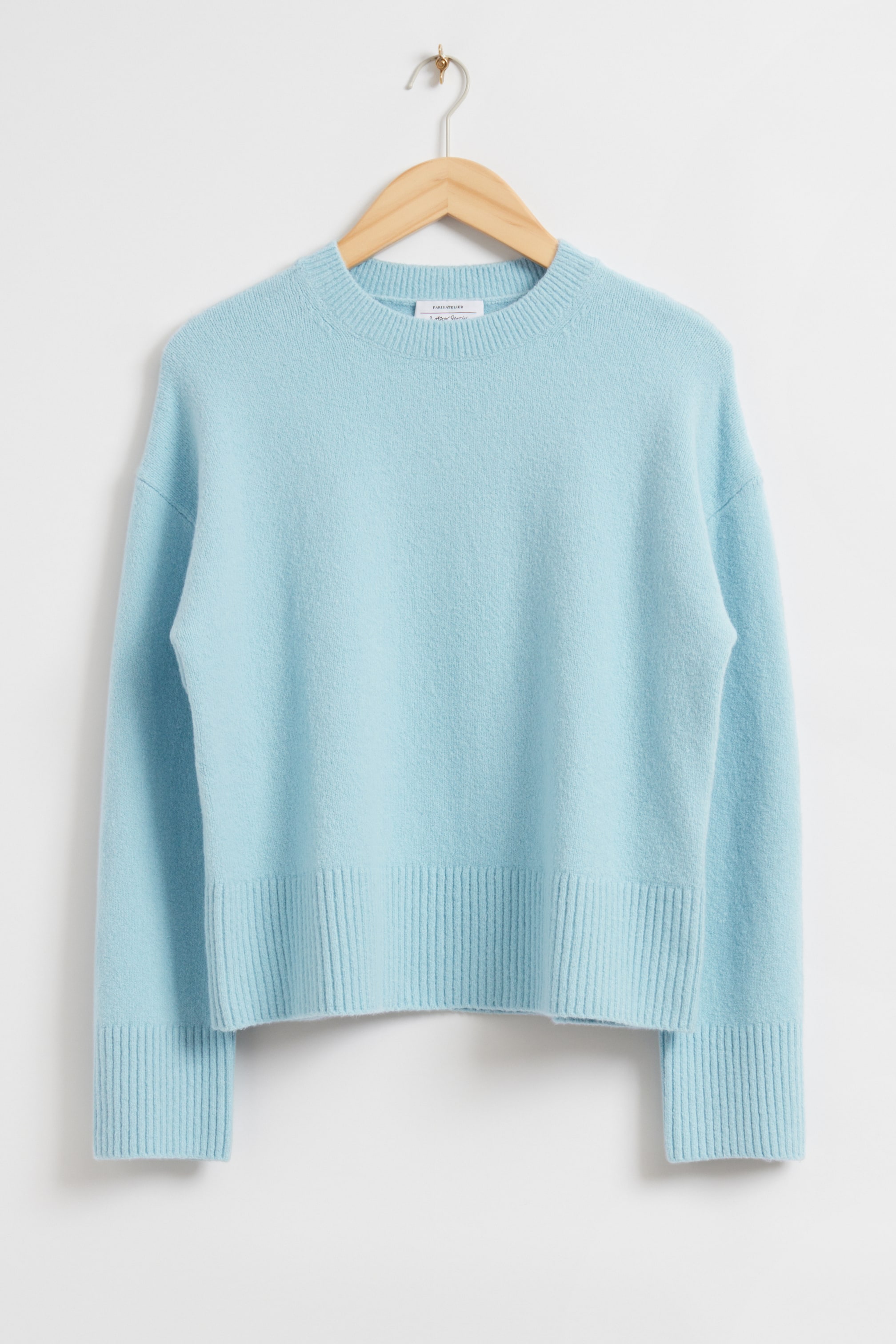 Agrandir l'image: Pull décontracté en maille - Bleu Clair - FEMME | H&M FR 1