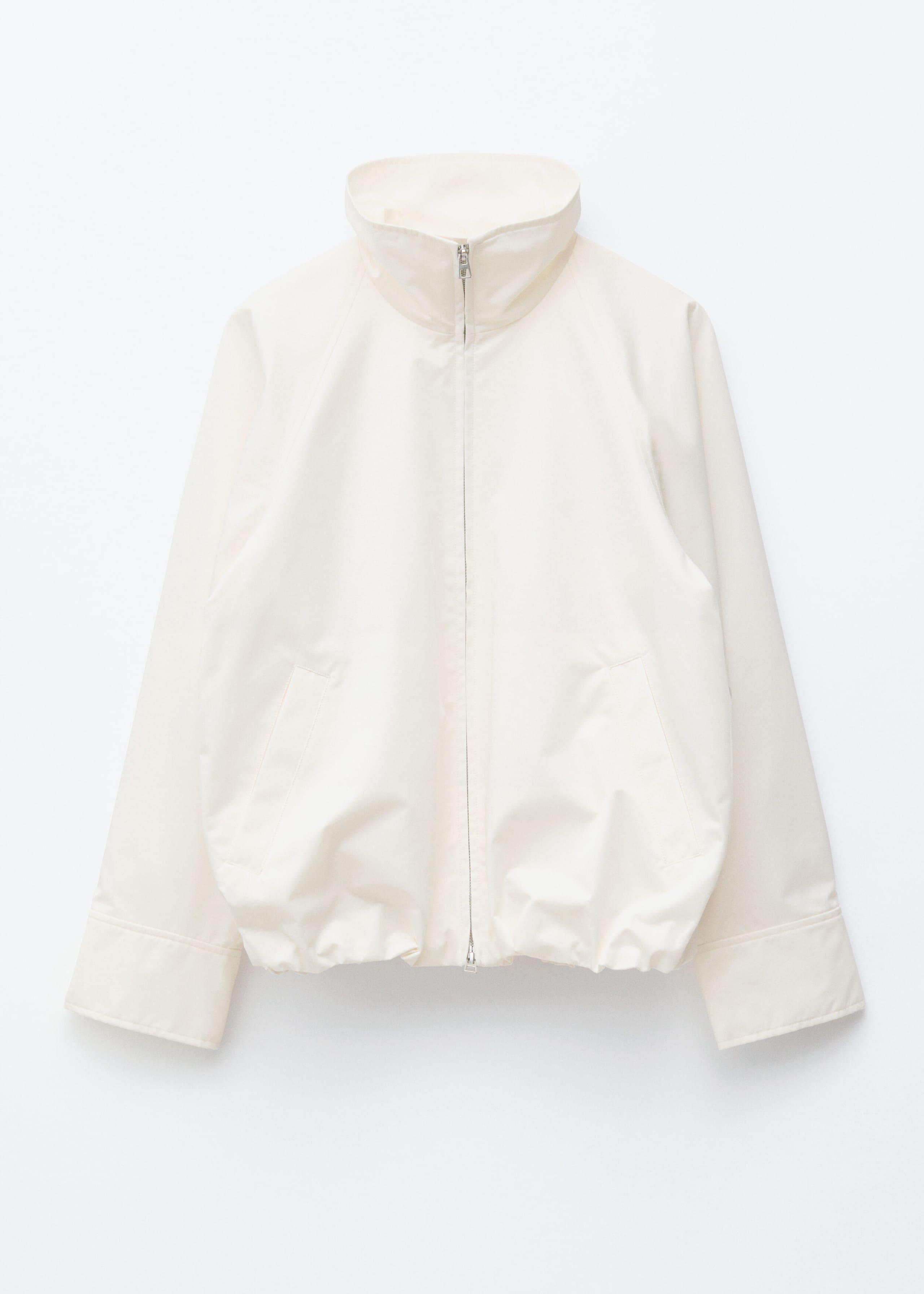 Image of Giacca in twill con zip