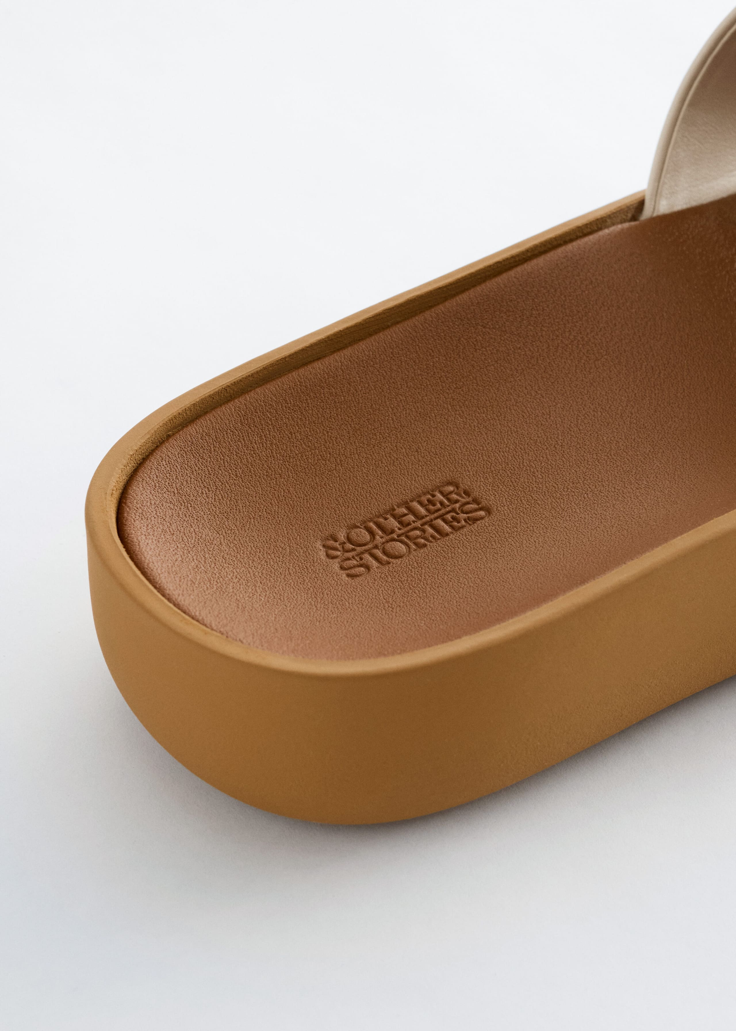 Image of Slip-On Leather Sandals