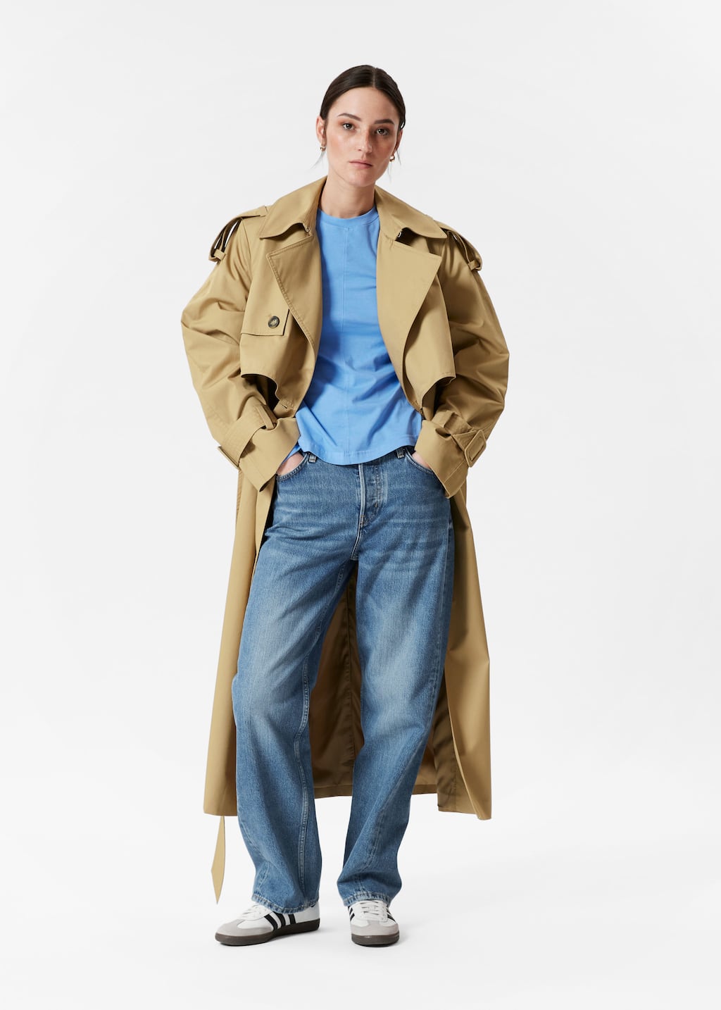 Haut ajusté à manches longues - Vert - Lookbook
