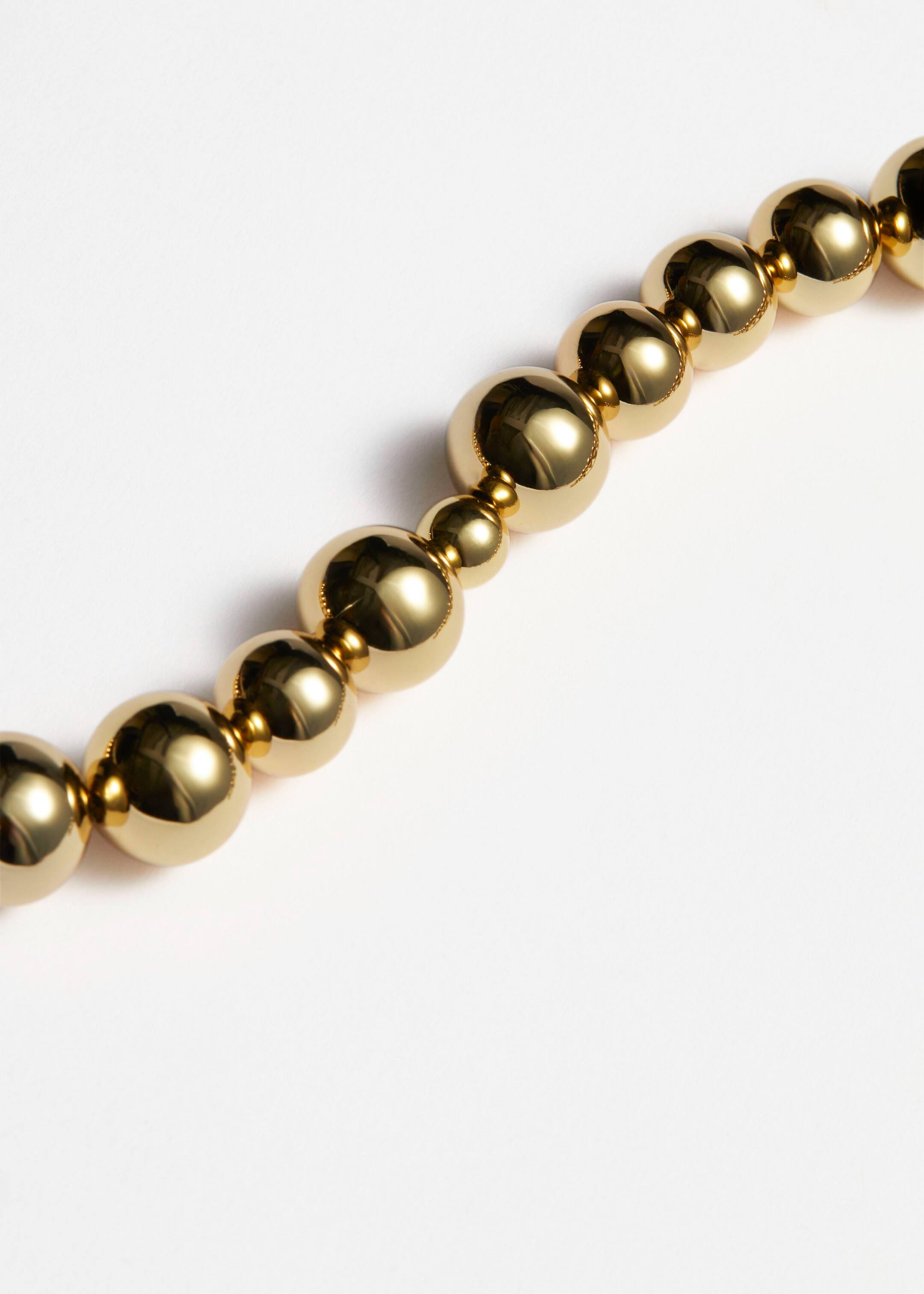 Ingrandisci l'immagine: Asymmetrical Beaded Necklace - Gold - DONNA | H&M CH 2
