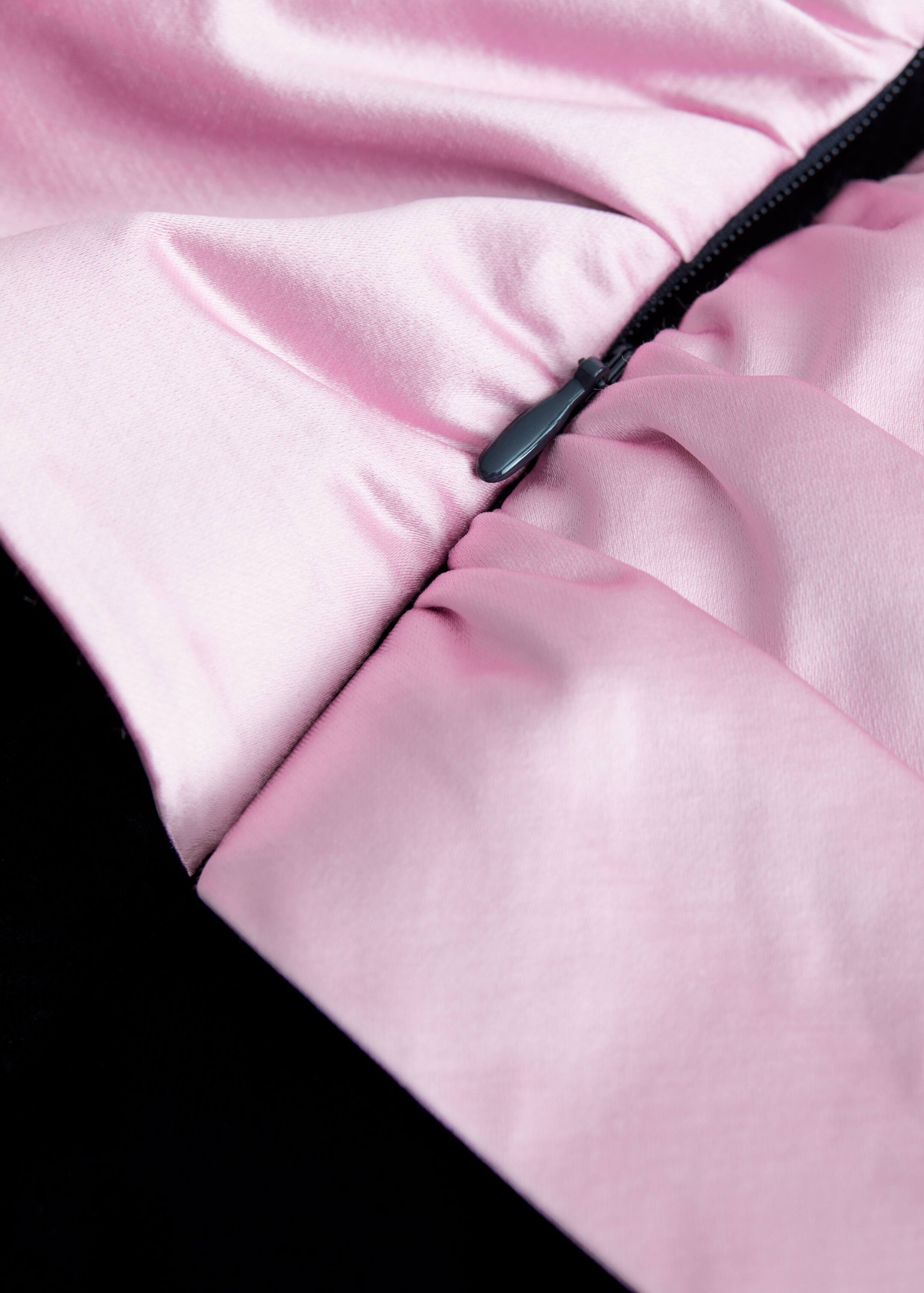 Grösseres Bild ansehen: Bustierkleid aus Samt mit großer Schleife - Schwarz und Rosa - DAMEN | H&M CH 2