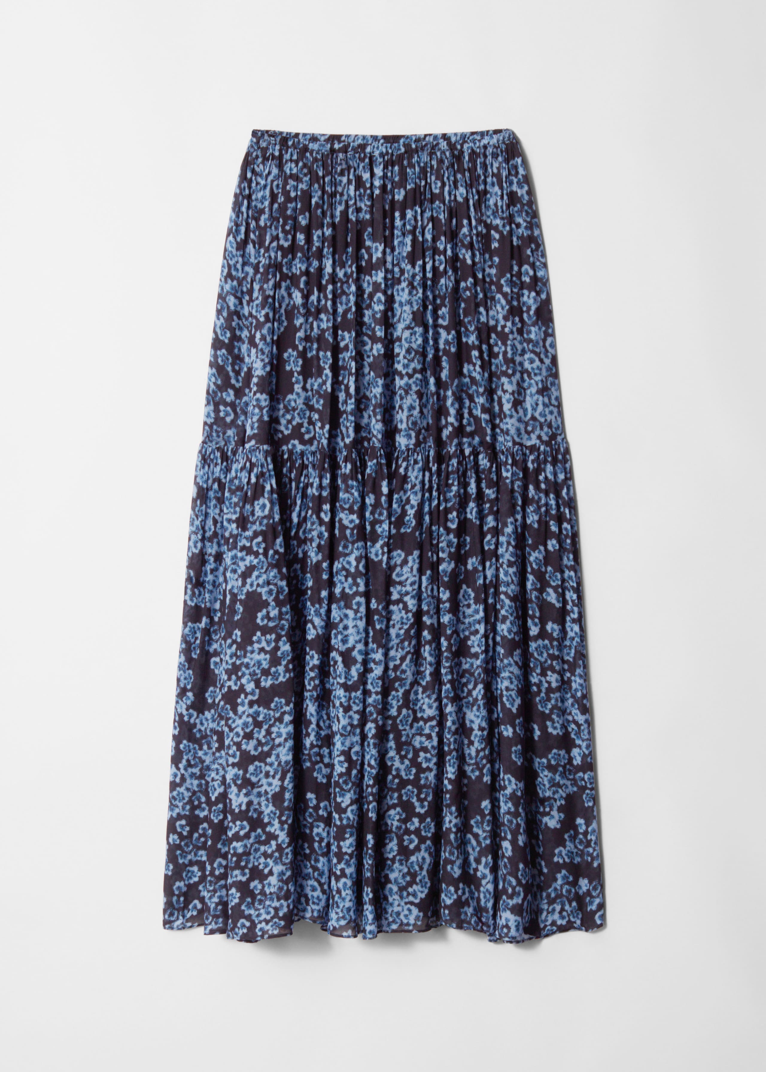 Image of Tiered Maxi Skirt