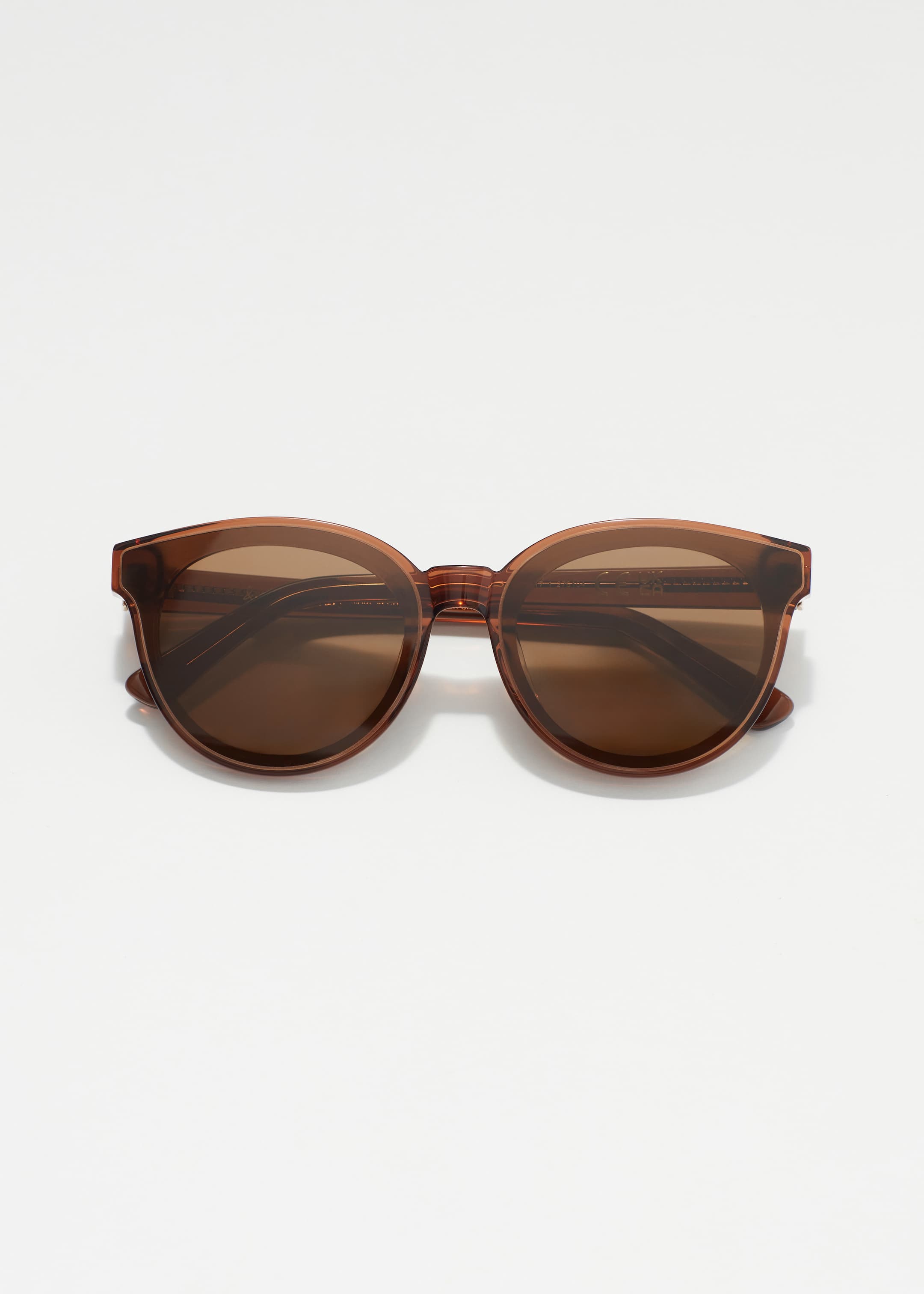 Grotere afbeelding bekijken: Zonnebril van acetaat met rond montuur - Brown - DAMES | H&M BE 2