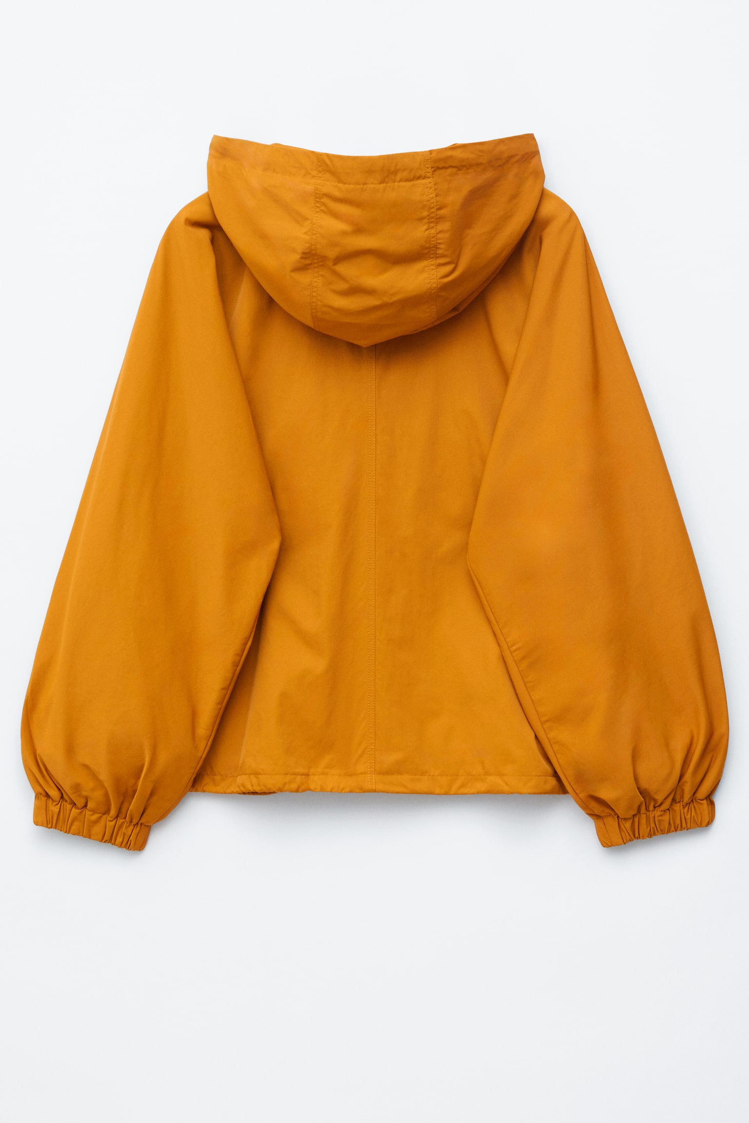 Anorak con cappuccio - Arancione/Nero - 5
