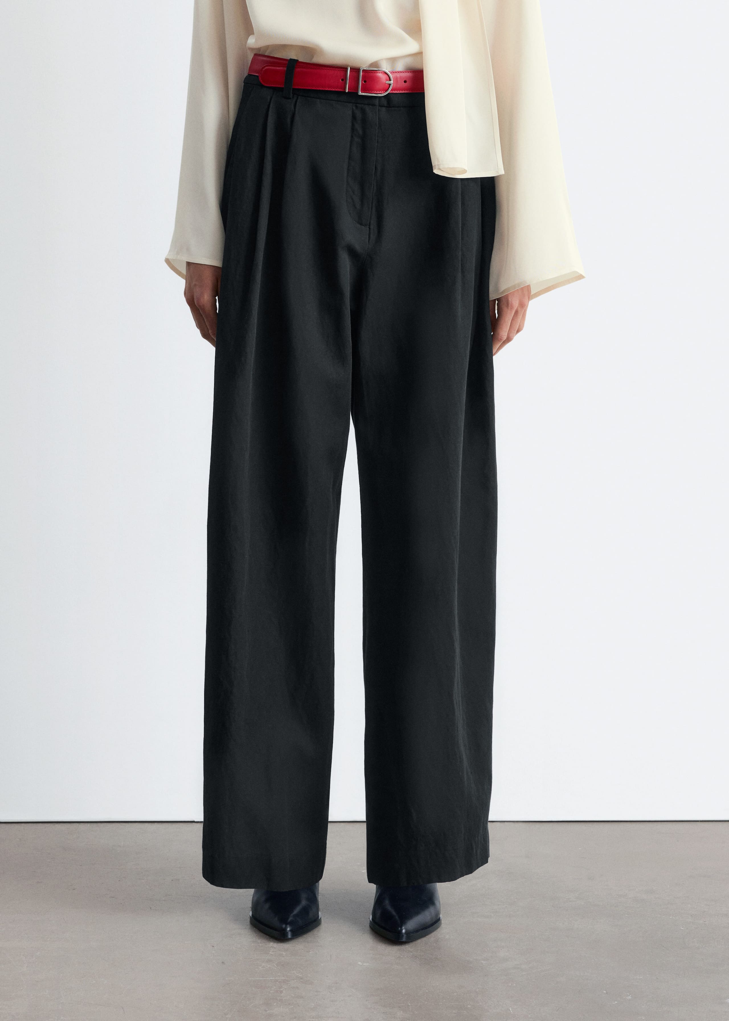 Image of Wide-Leg Trousers