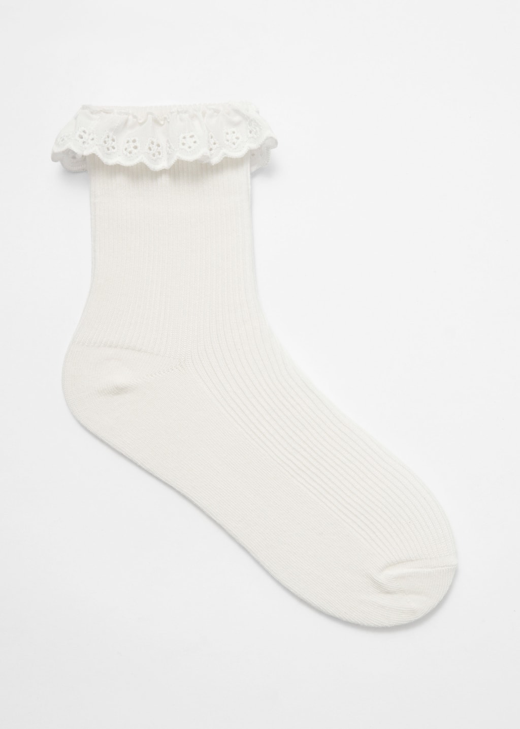 Image of Embroidered Frill Socks