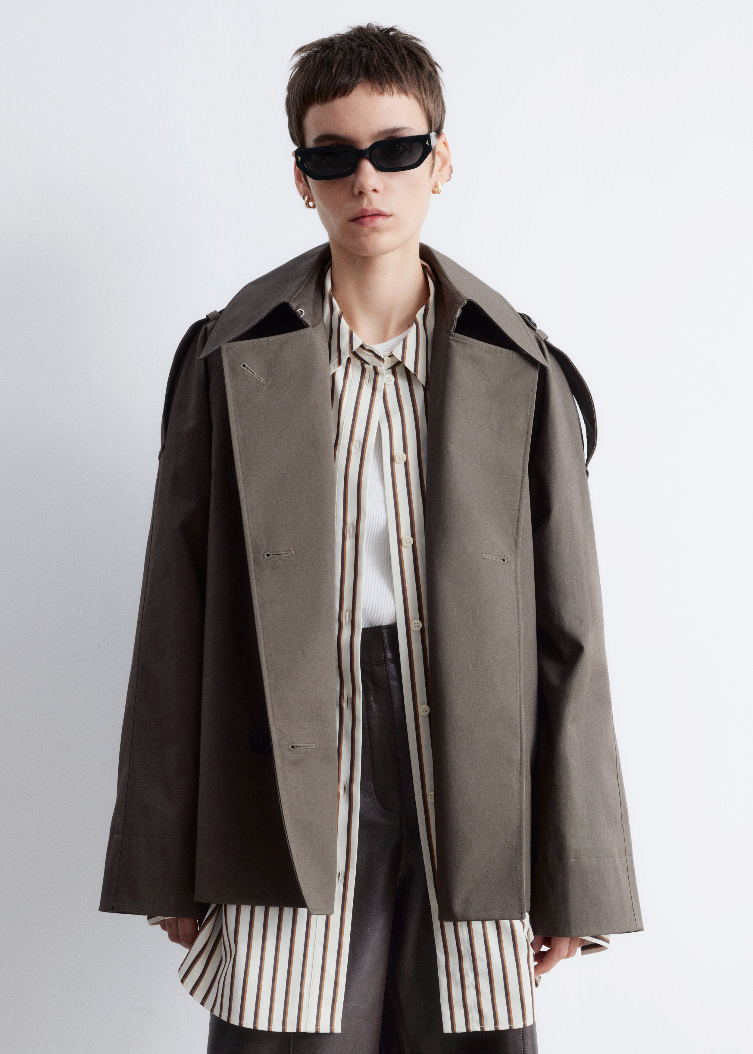 Collared Wool Jacket - Grey - Jackets - & Other Stories US