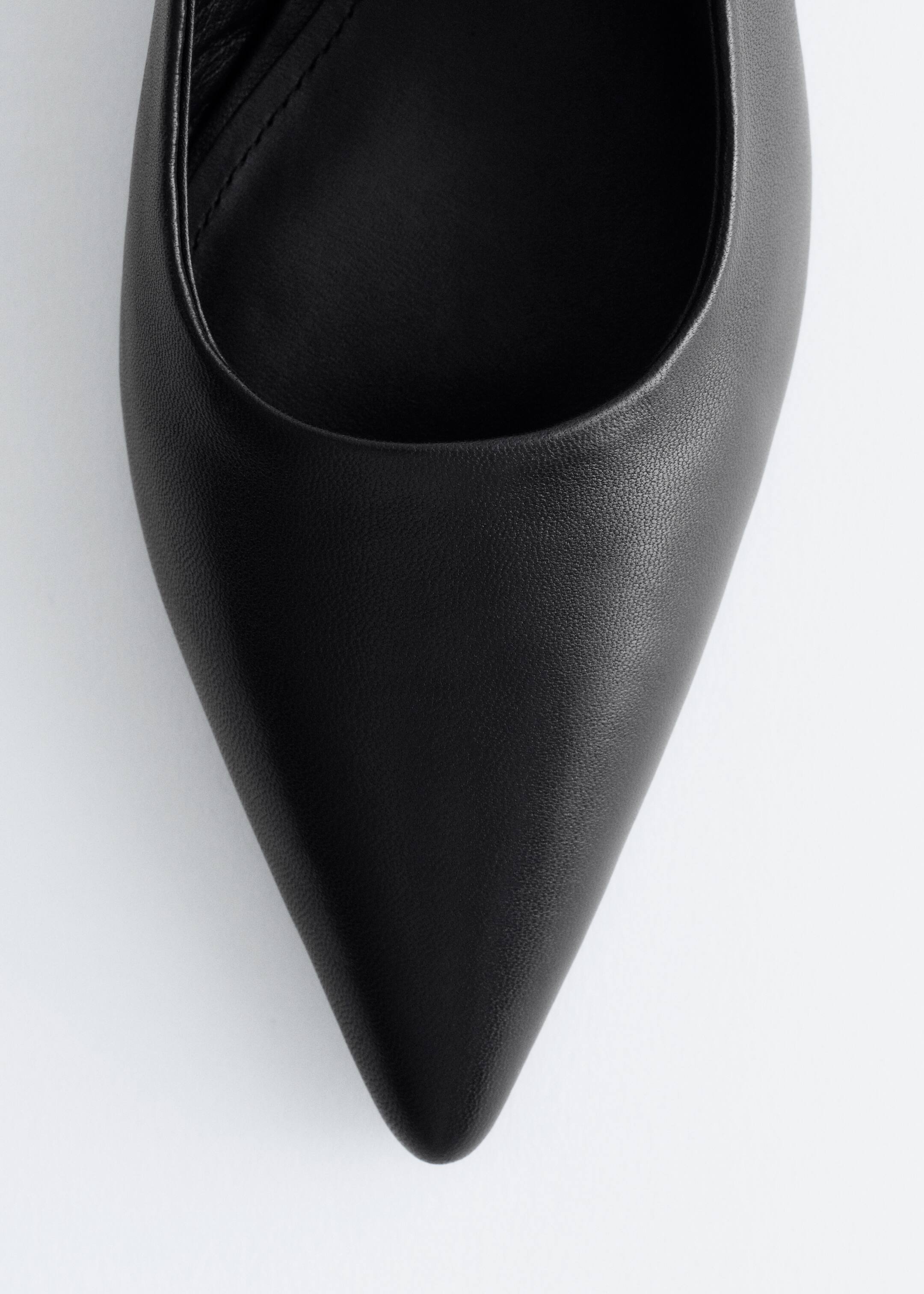 Se større billede: Slingback-pumps i læder med kilehæl - Sort - DAME | H&M DK 6