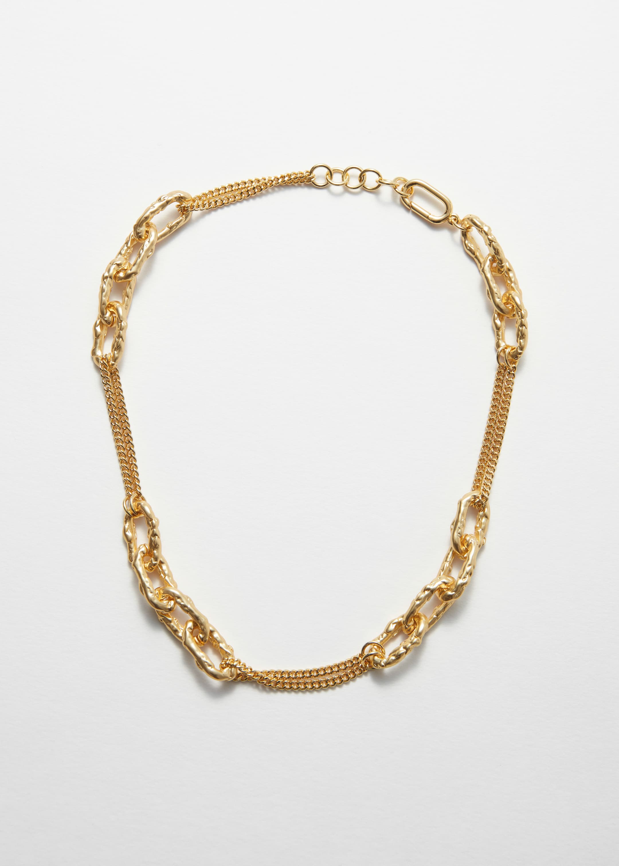 Grotere afbeelding bekijken: Grove gemodelleerde schakelketting - Goudkleurig - DAMES | H&M BE 2