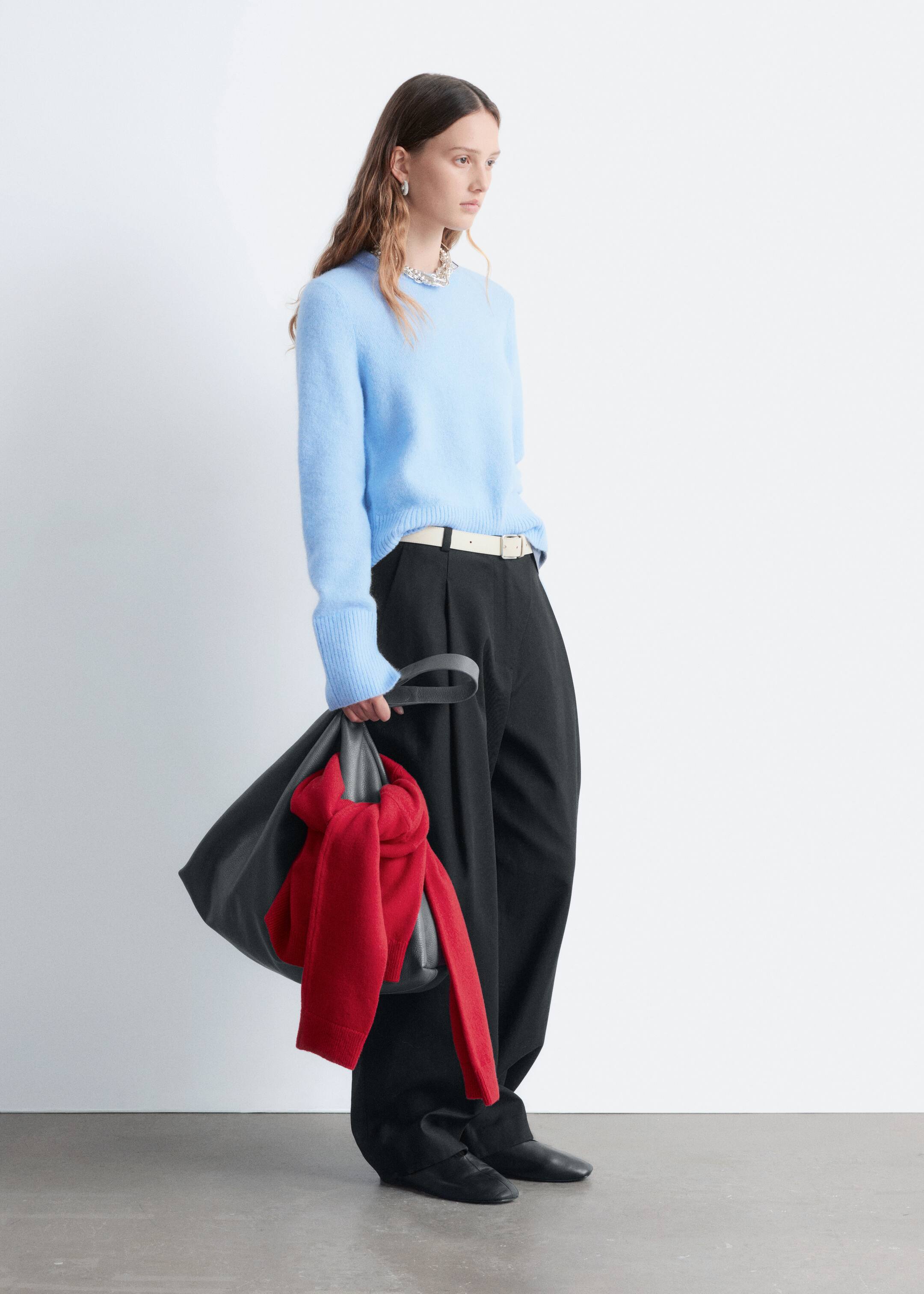 Grotere afbeelding bekijken: Trui van mohairmix - Lichtblauw - DAMES | H&M NL 4