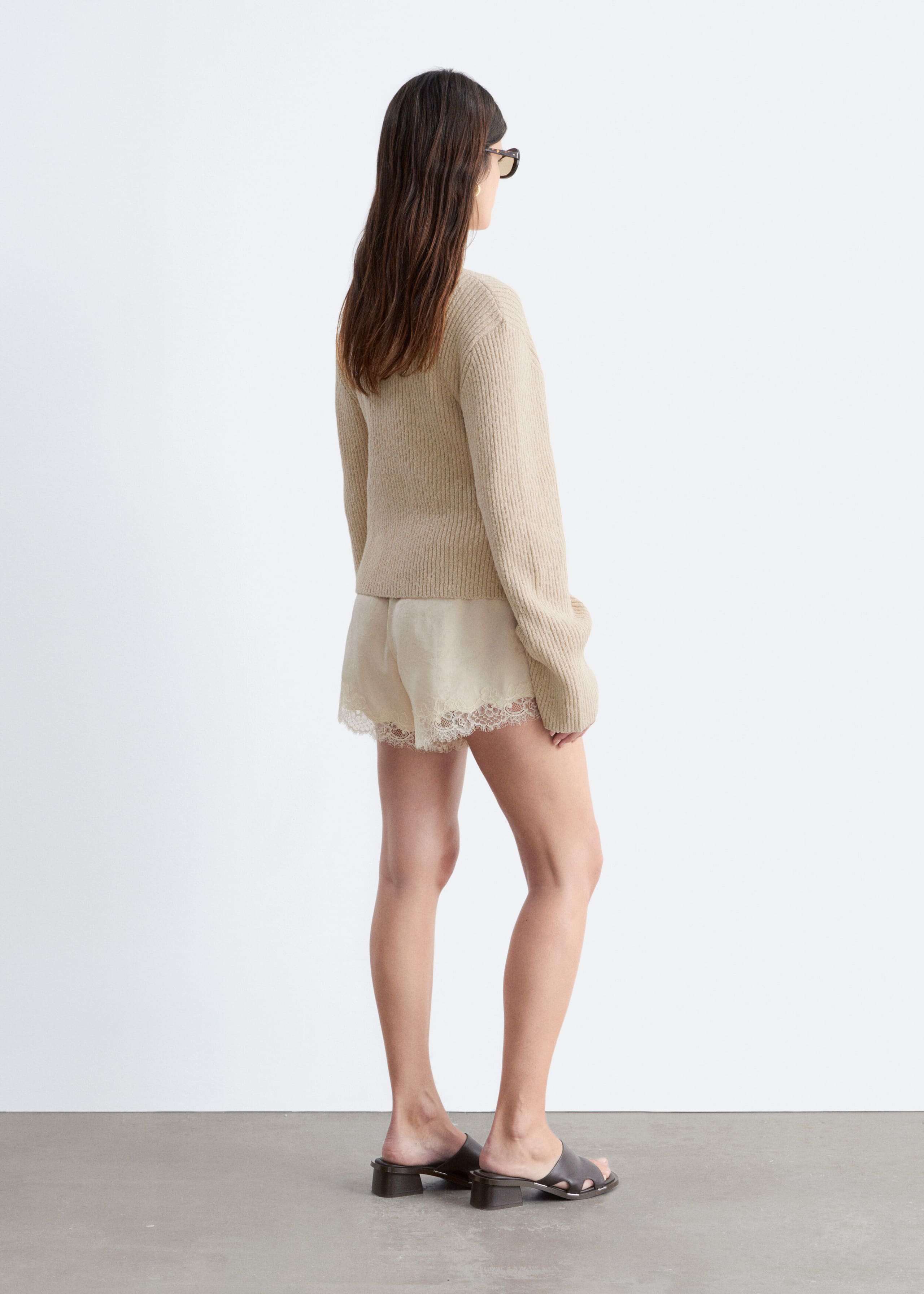 Image of Ribbed Cotton Cardigan