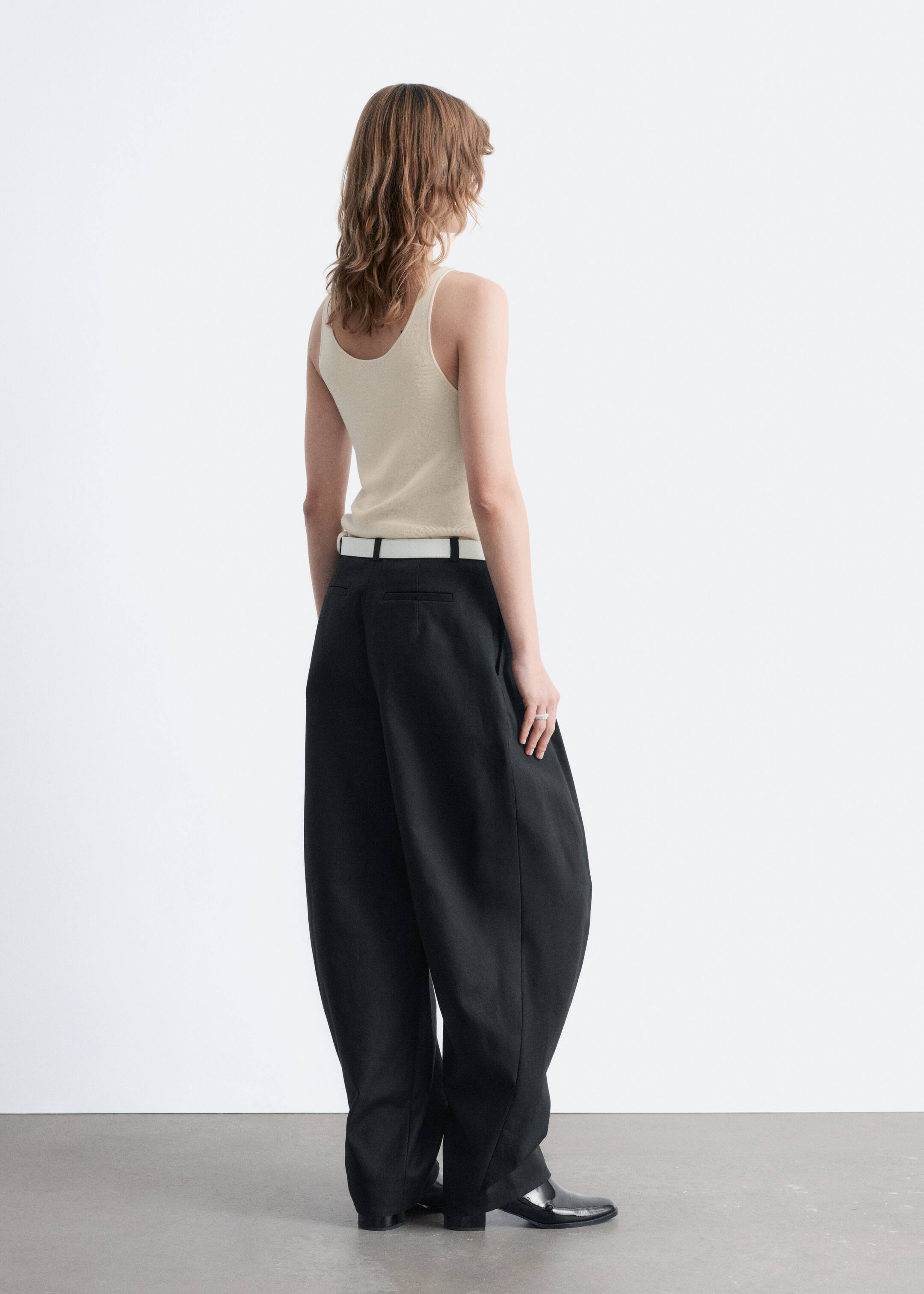 Vezi imaginea mai mare: Maiou cu decolteu rotund - Crem - FEMEI | H&M RO 4