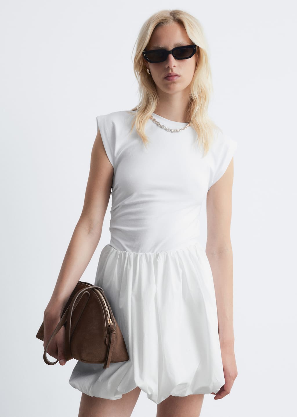 Image of Ruched Jersey Tank Top