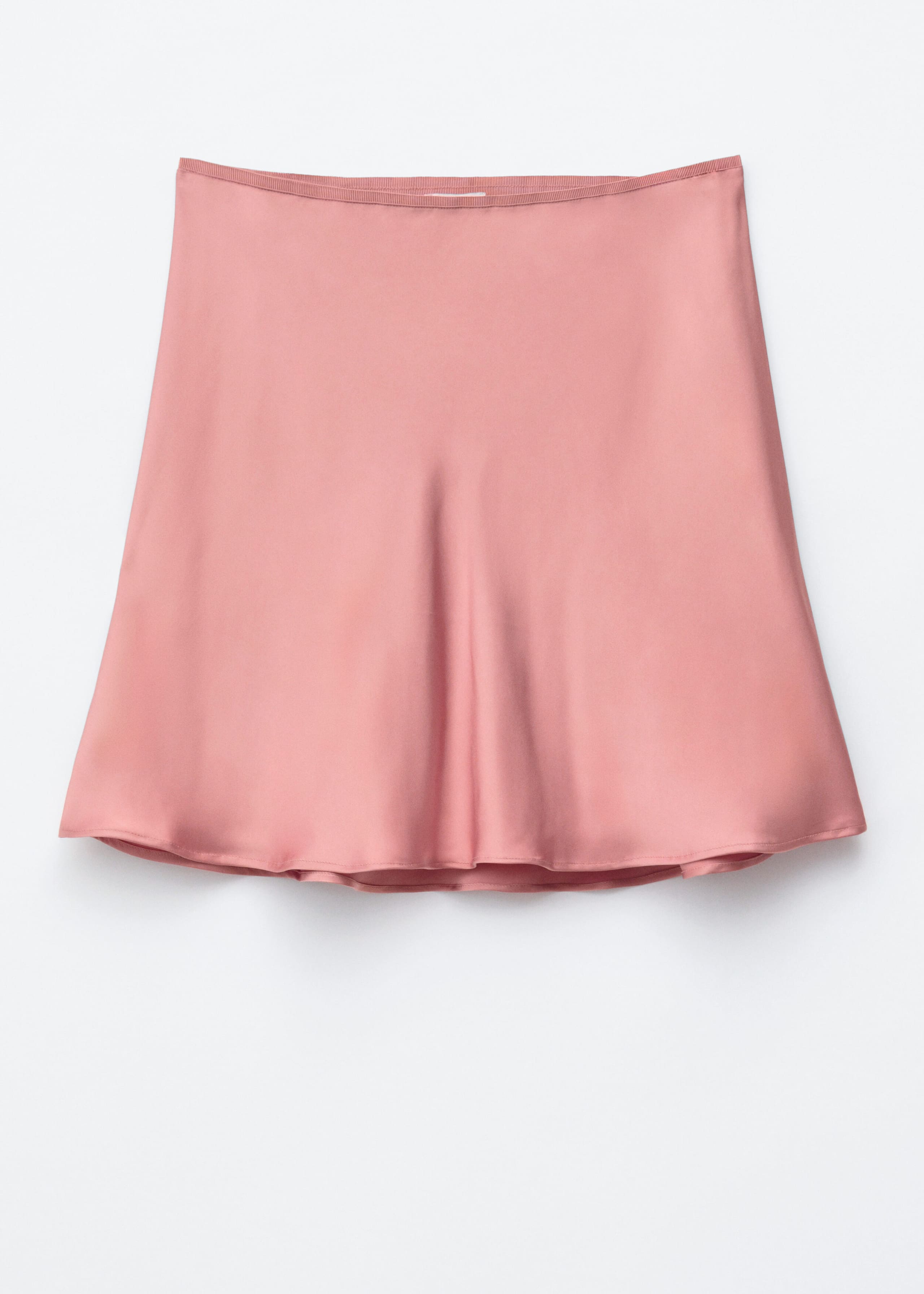 Bias-Cut Viscose Mini Skirt - Dark Brown - Still Life