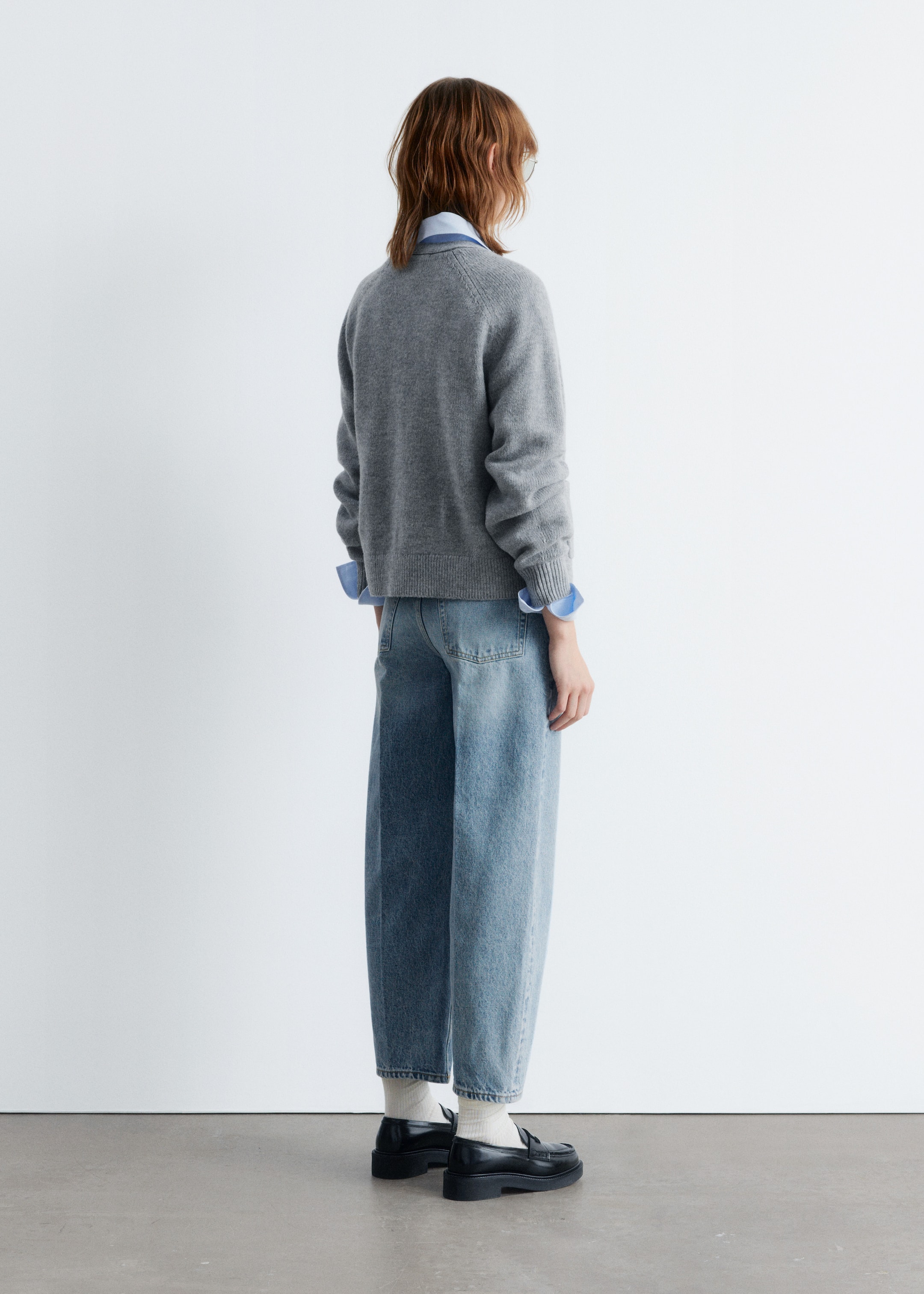 Agrandir l'image: Cardigan à poches plaquées - Gris - FEMME | H&M FR 6