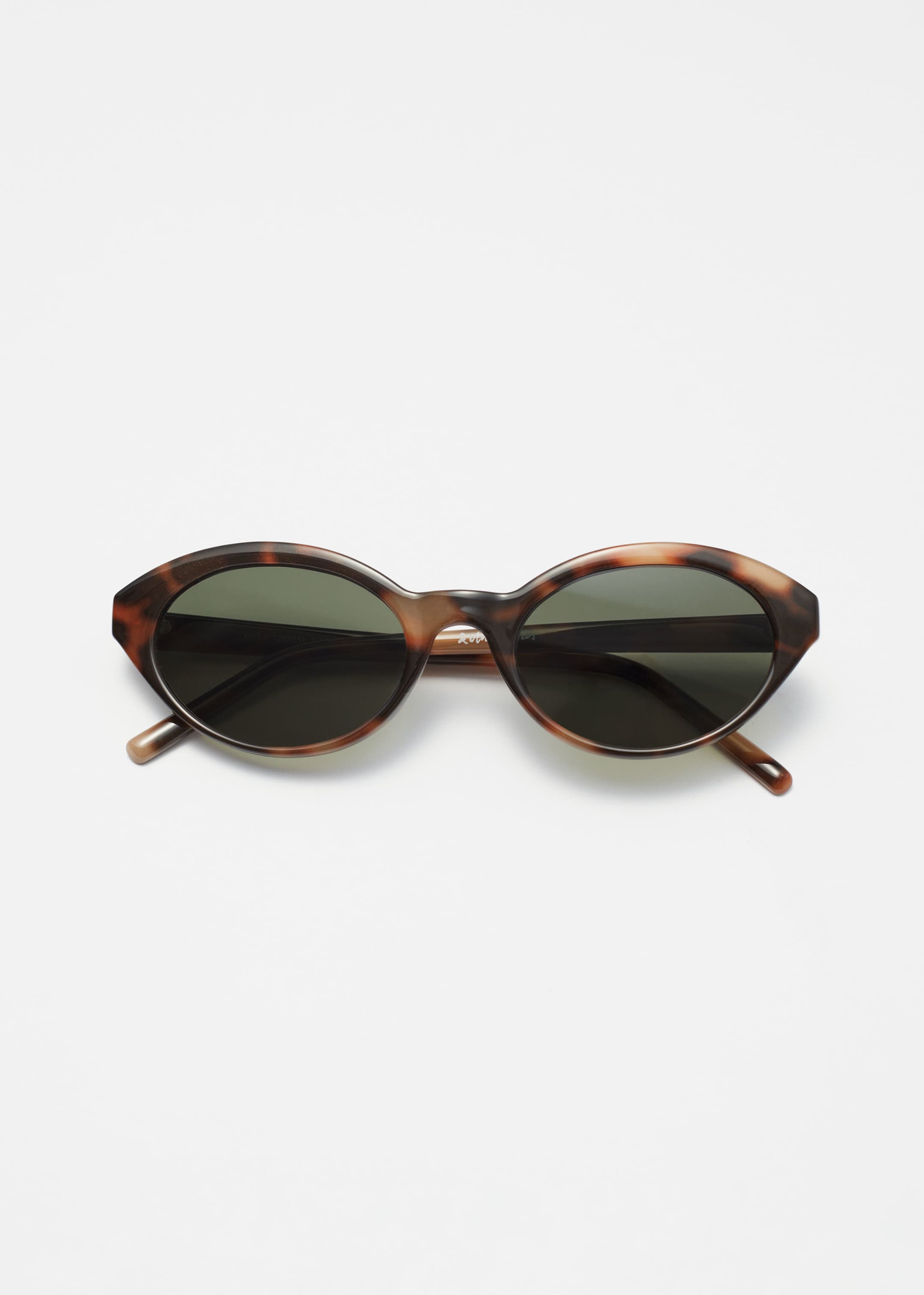Grotere afbeelding bekijken: Oval-Frame Sunglasses - Tortoise - DAMES | H&M BE 1