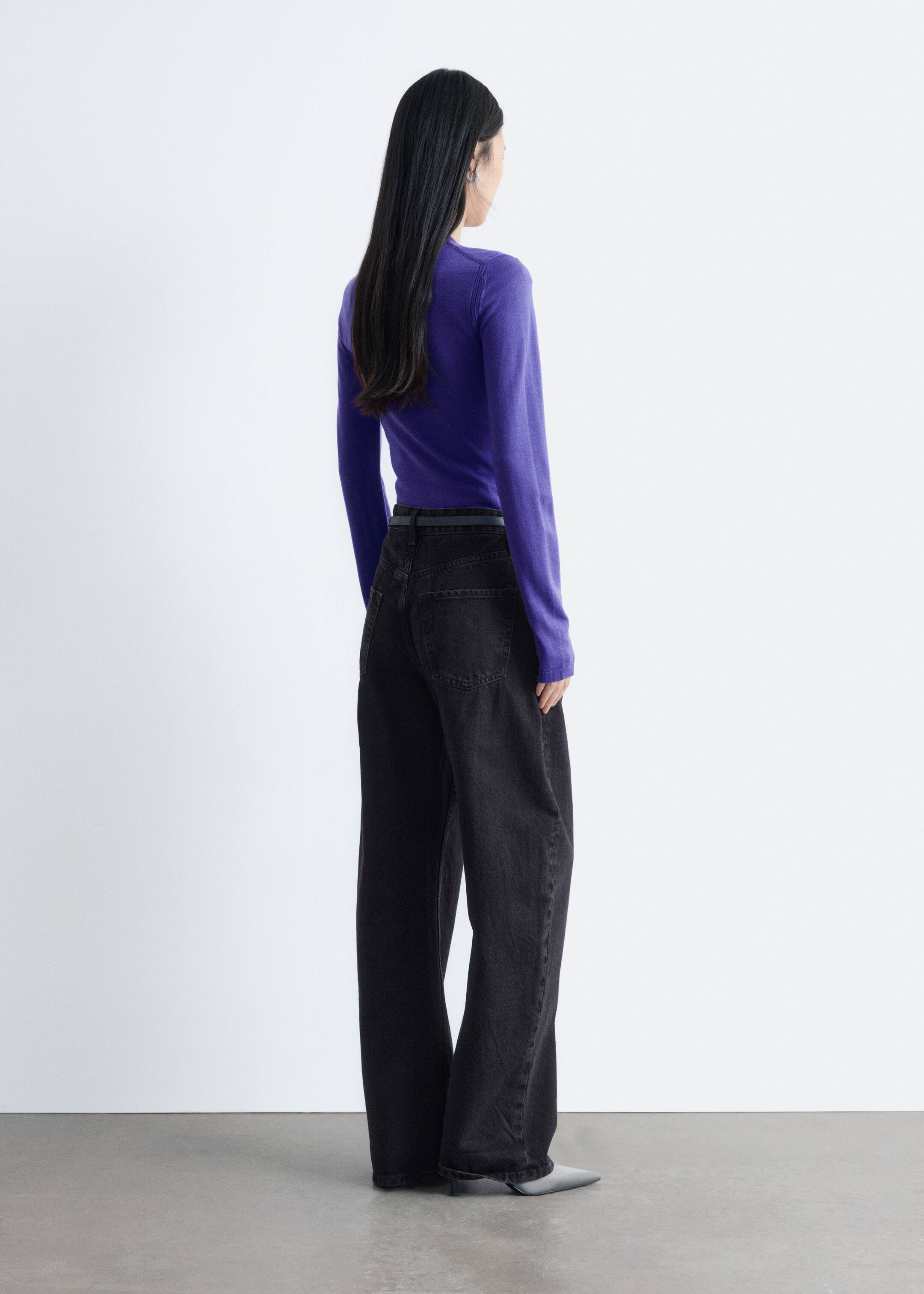 View larger image: Barrel-Leg Jeans - Black - Ladies | H&M GB 4