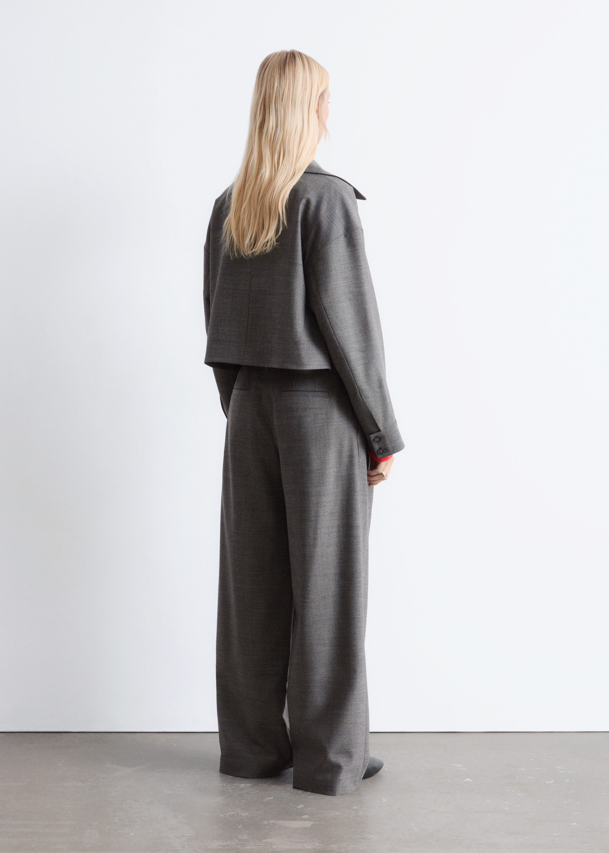 CLUBHAUS Tailored Trousers - Lサイズ　グレー CLUBHAUS Tailored Trousers - Lサイズ グレー