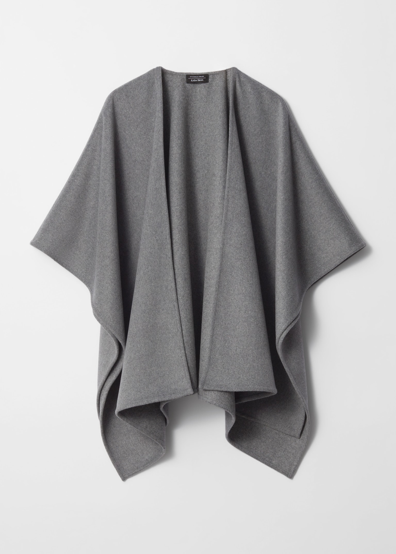 Wool Cape - Grey