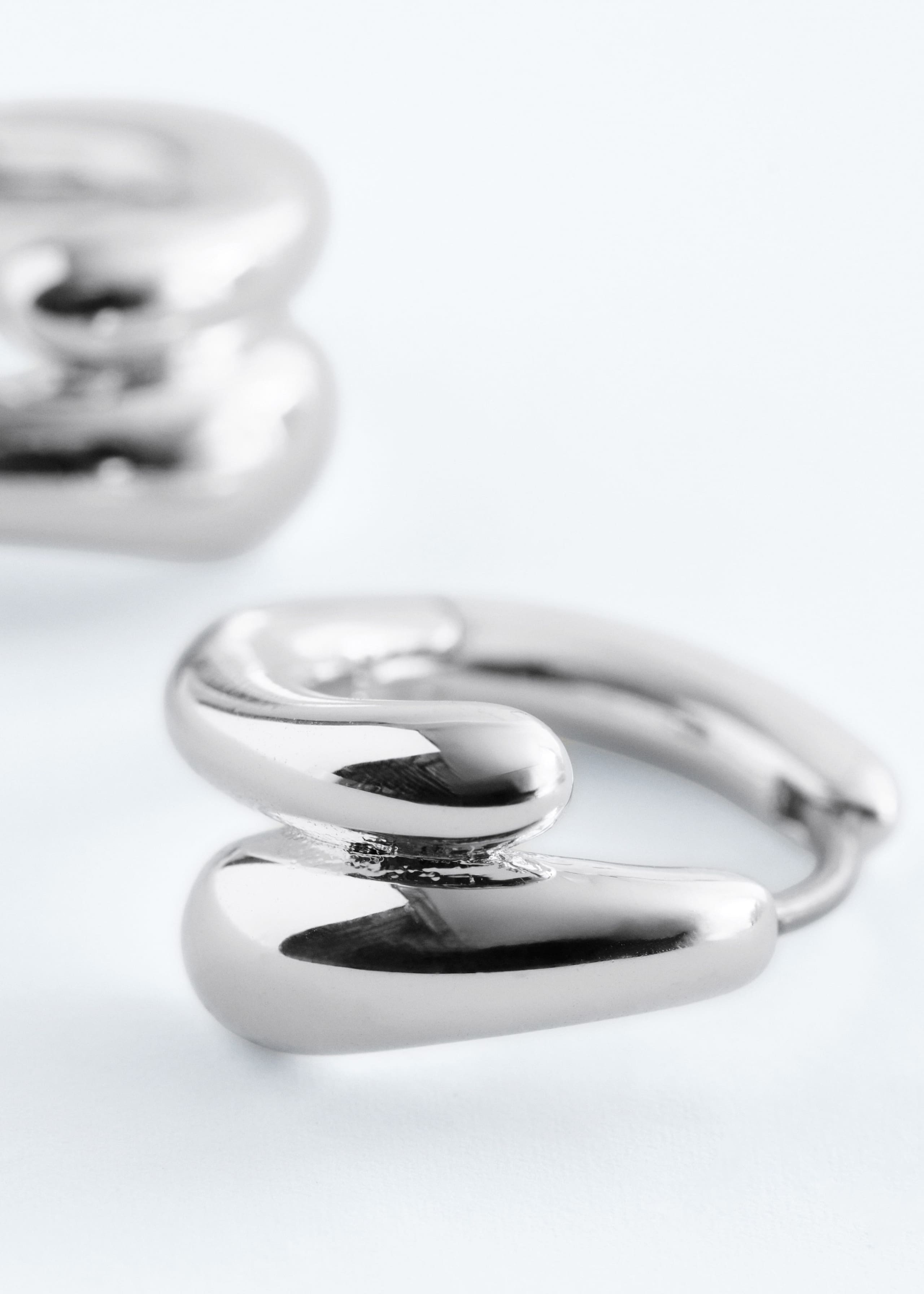 Image of Two-Part Hoop Earrings