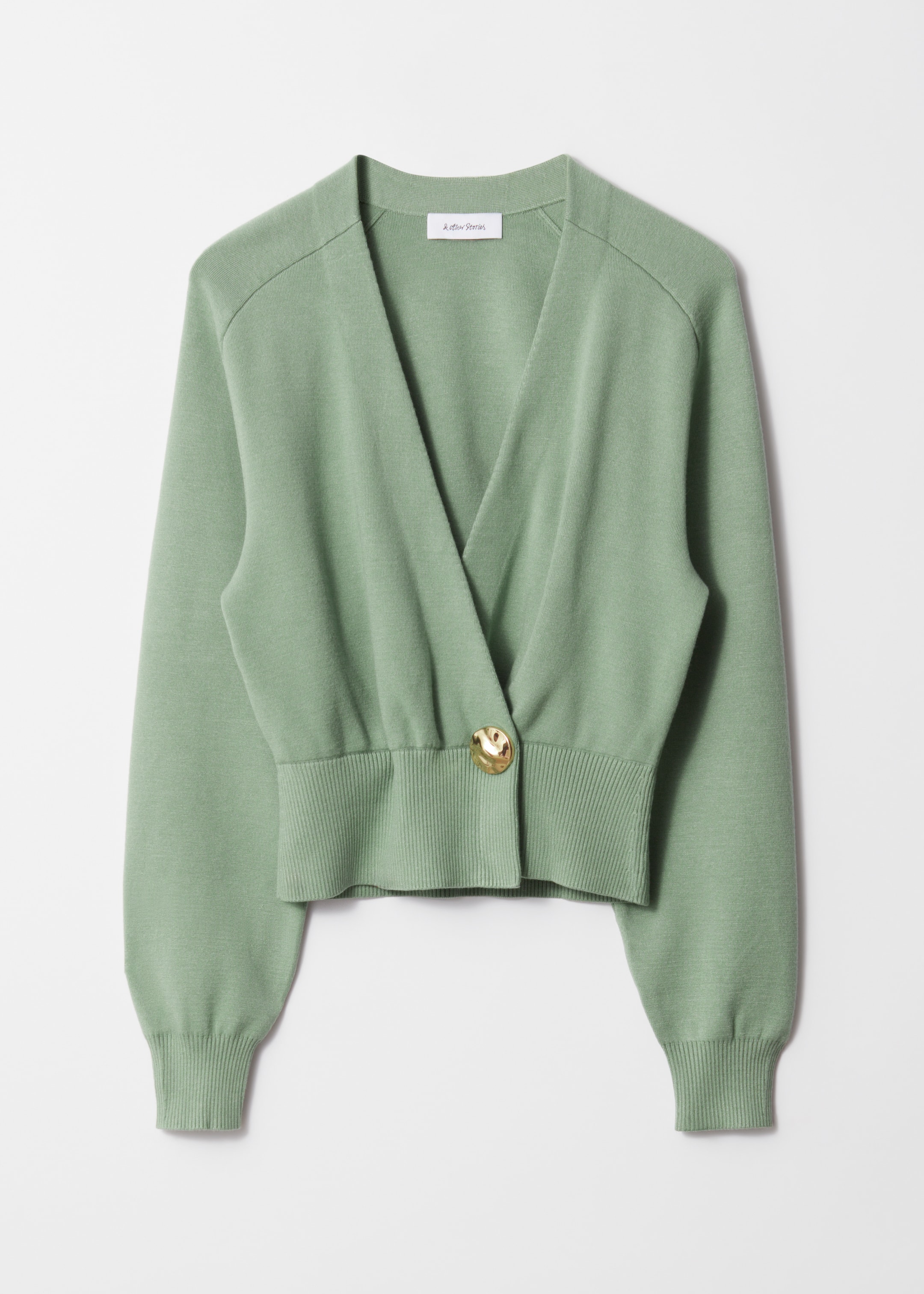 Visualizza immagine più grande: Cardigan avvitato a portafoglio - Verde - DONNA | H&M IT 1
