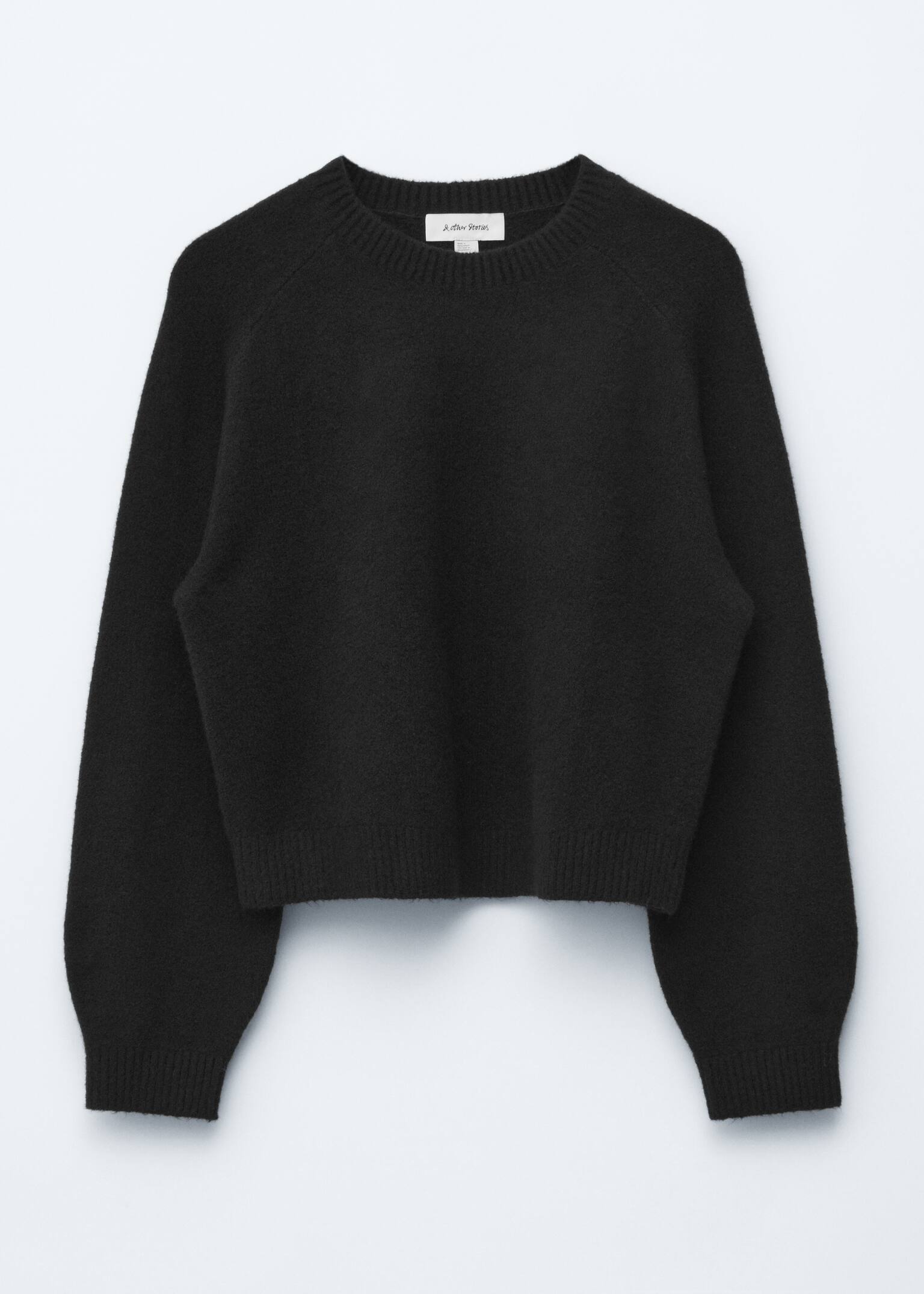 Knitted Sweater - Black/Dark Red/Light Grey/Dark Brown/Light Pink/Dark Blue/Light Green/Beige/Dark Turquoise - 2