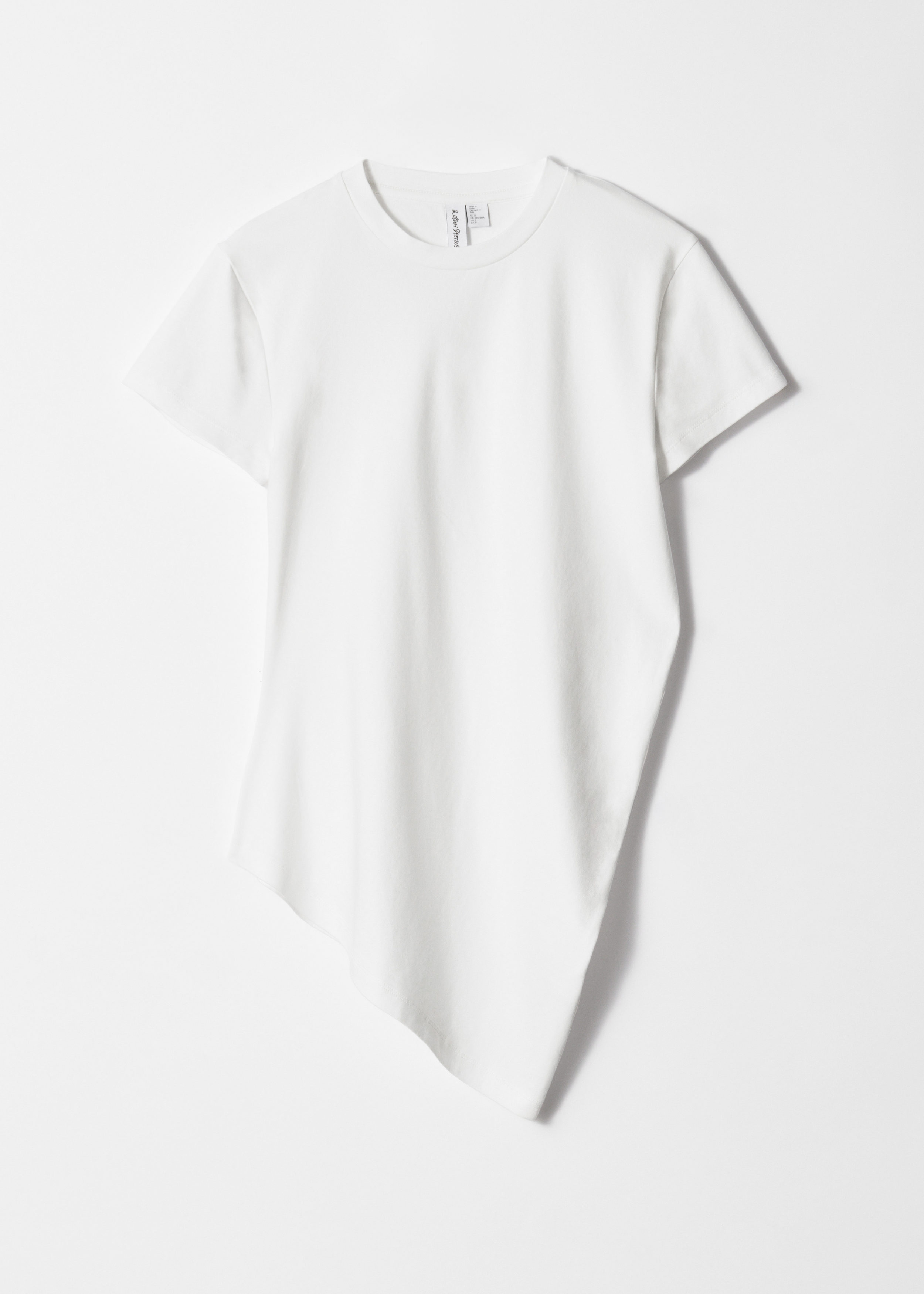 Asymmetric T-Shirt - White - T-shirts - & Other Stories US