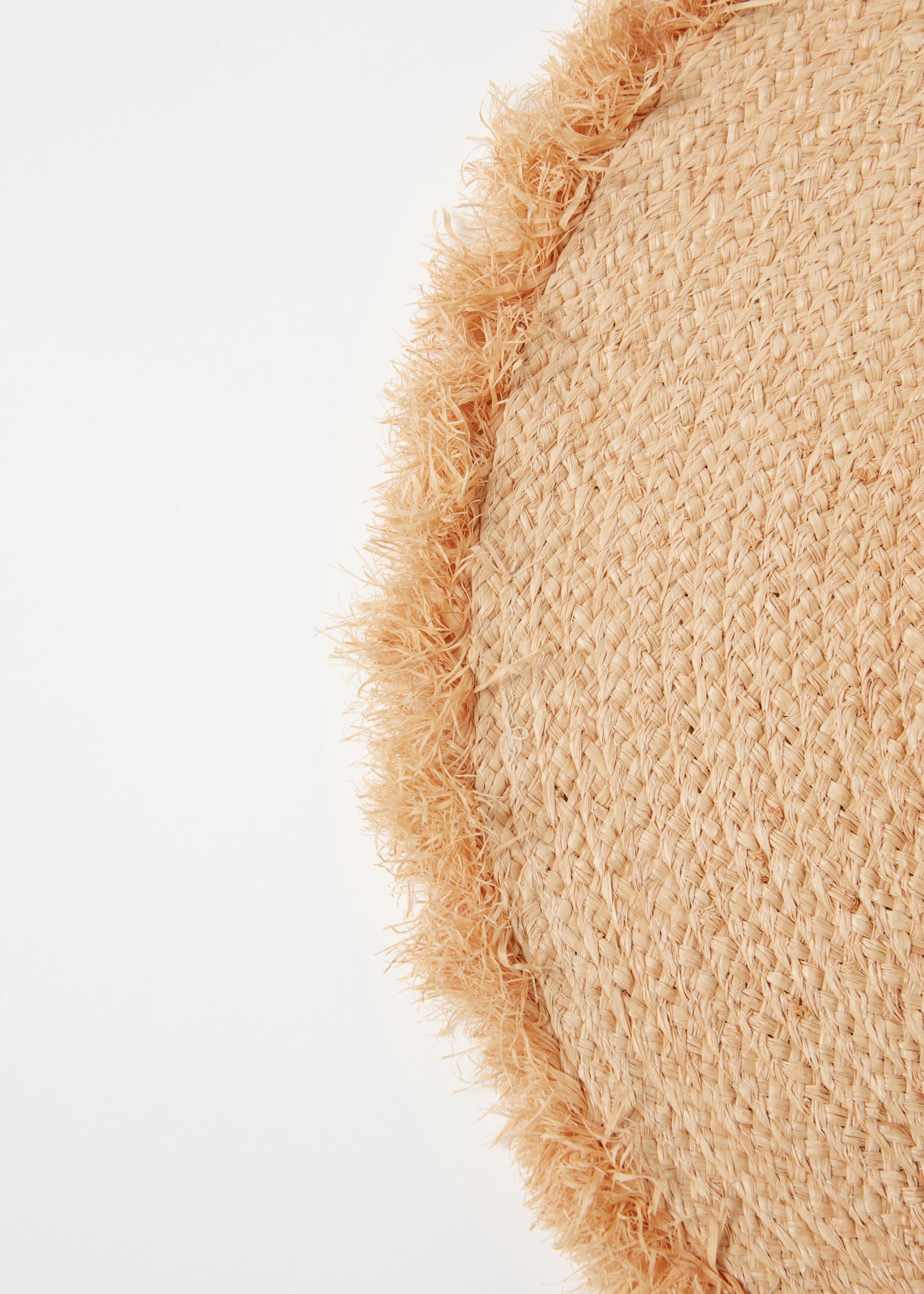Image of Frayed Raffia Hat