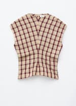 Dark Red/Checked
