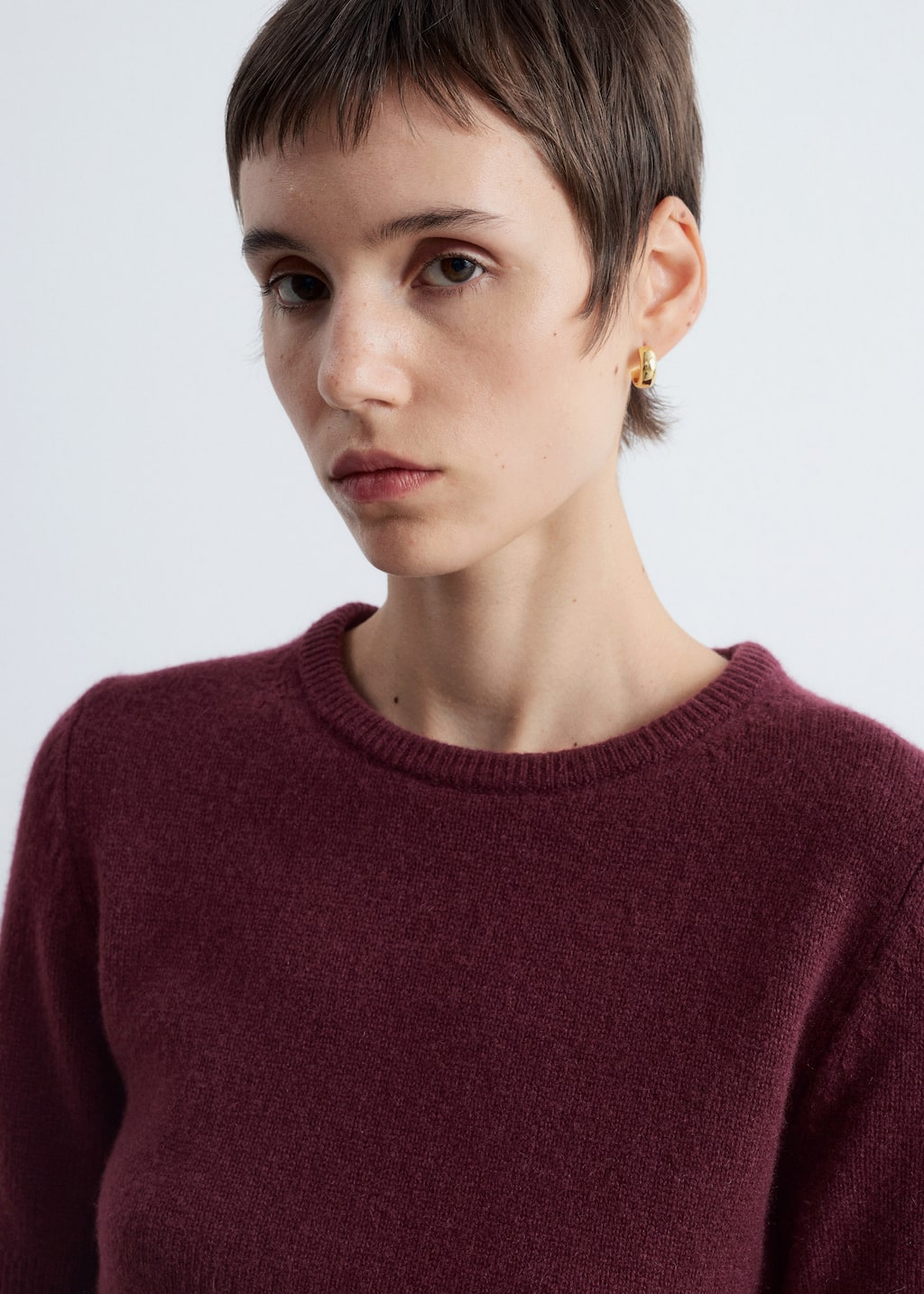 Image of Knitted Cashmere T-shirt